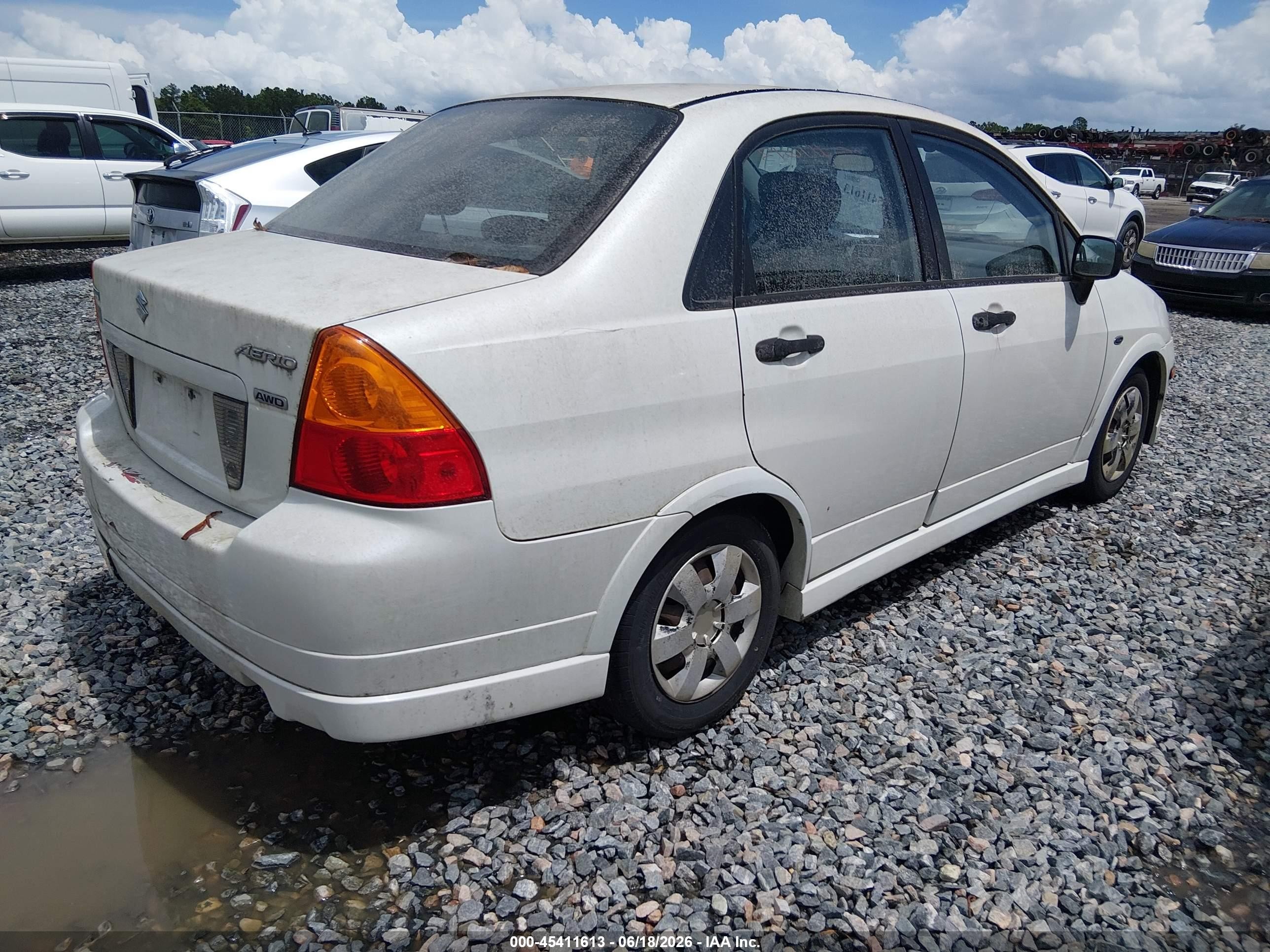 2006 Suzuki Aerio Premium White vin: JS2RB62SX65300049