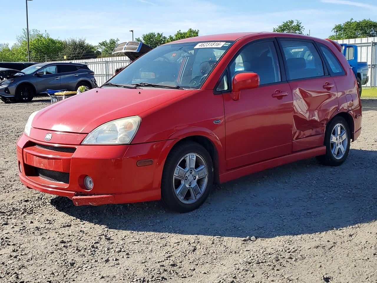2003 Suzuki Aerio Sx Red vin: JS2RC41H035207673