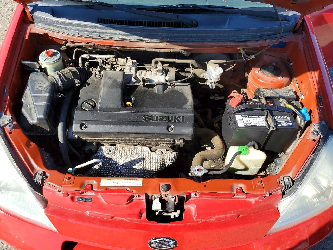 2003 Suzuki Aerio Sx Red vin: JS2RC41H035207673