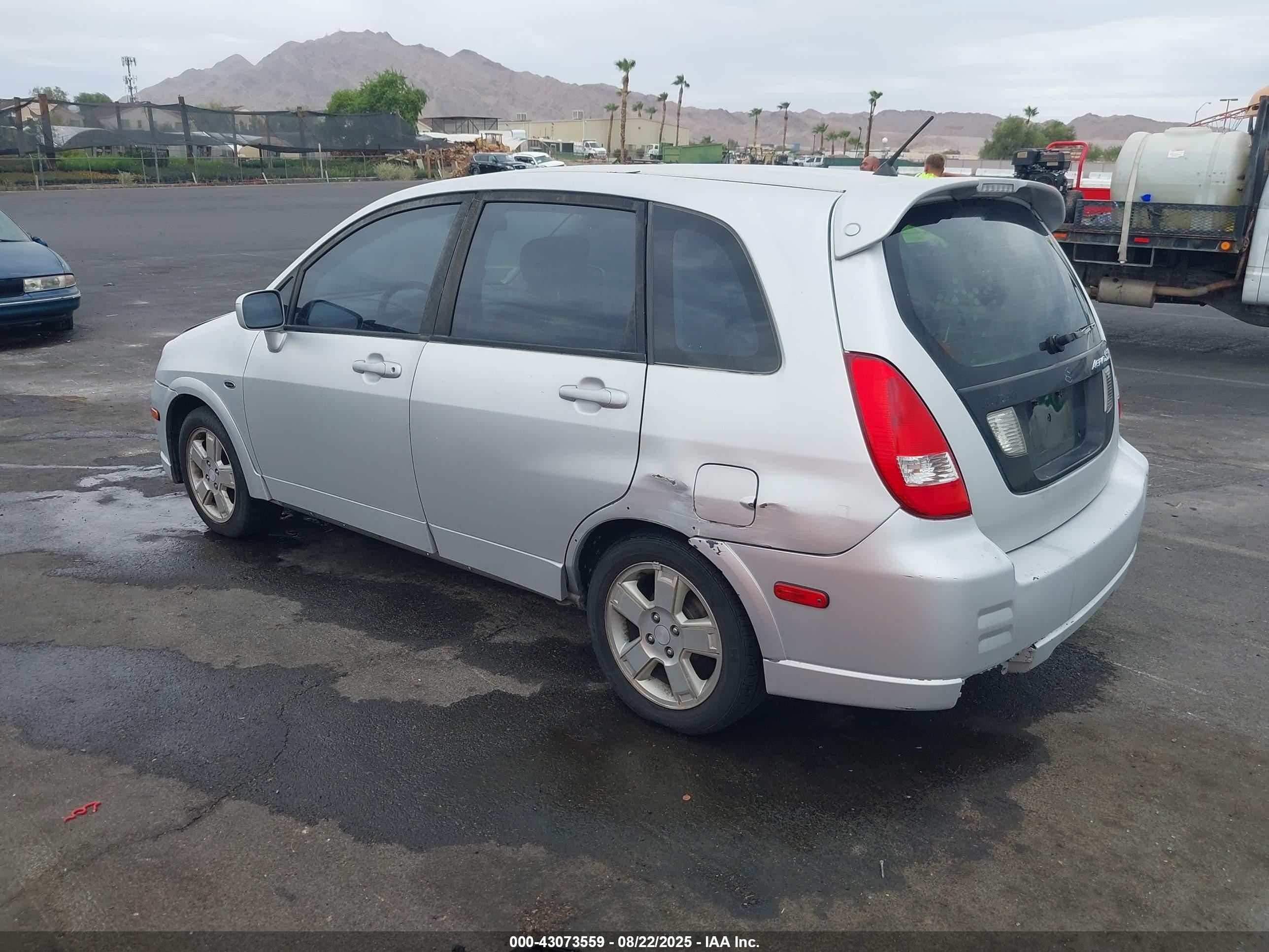 2003 Suzuki Aerio Sx   Silver vin: JS2RC41H135207021