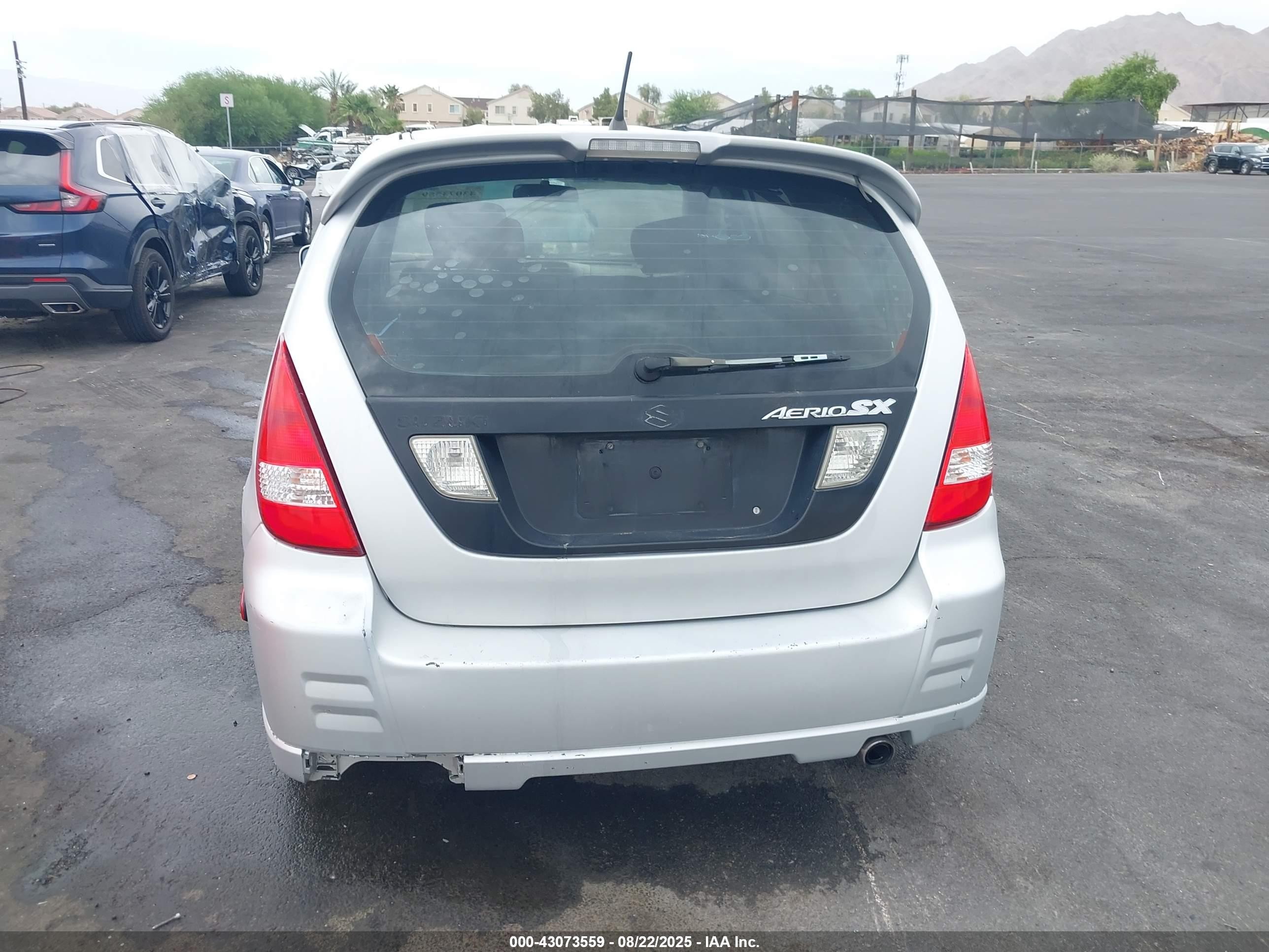 2003 Suzuki Aerio Sx   Silver vin: JS2RC41H135207021