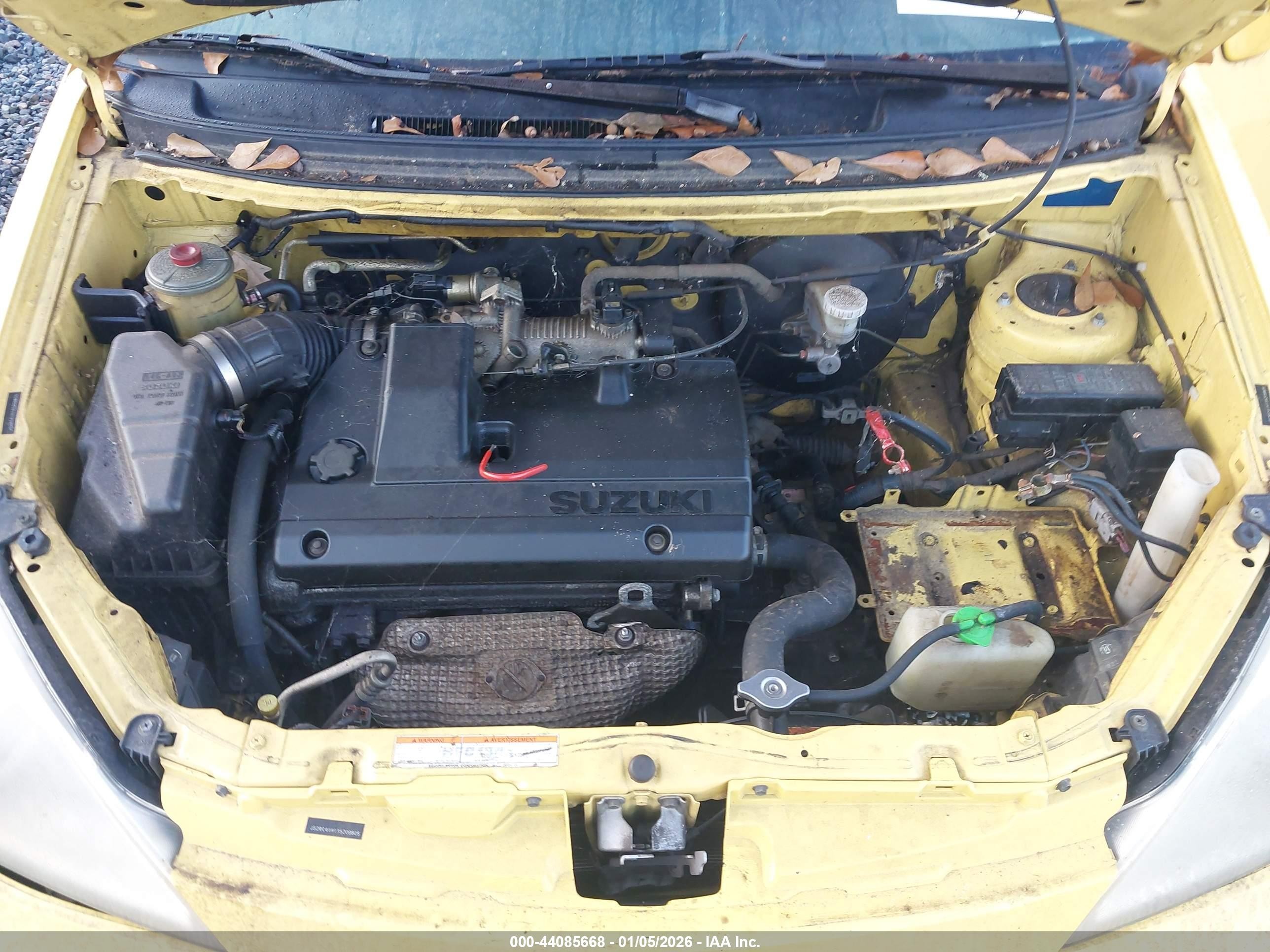 2003 Suzuki Aerio Sx   Yellow vin: JS2RC41H135209805