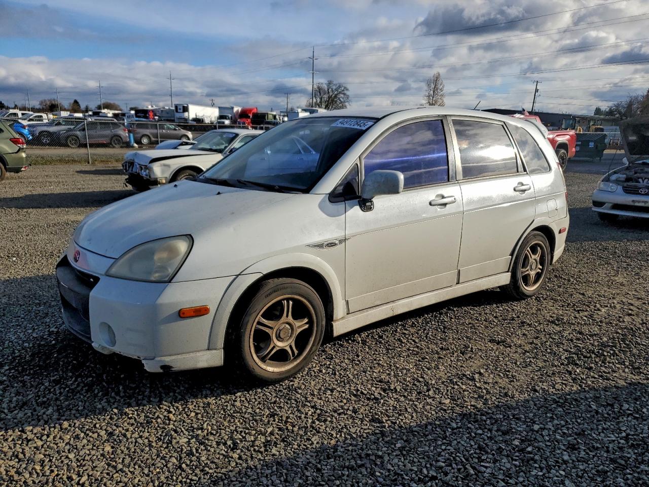 2003 Suzuki Aerio Sx White vin: JS2RC41H235208971