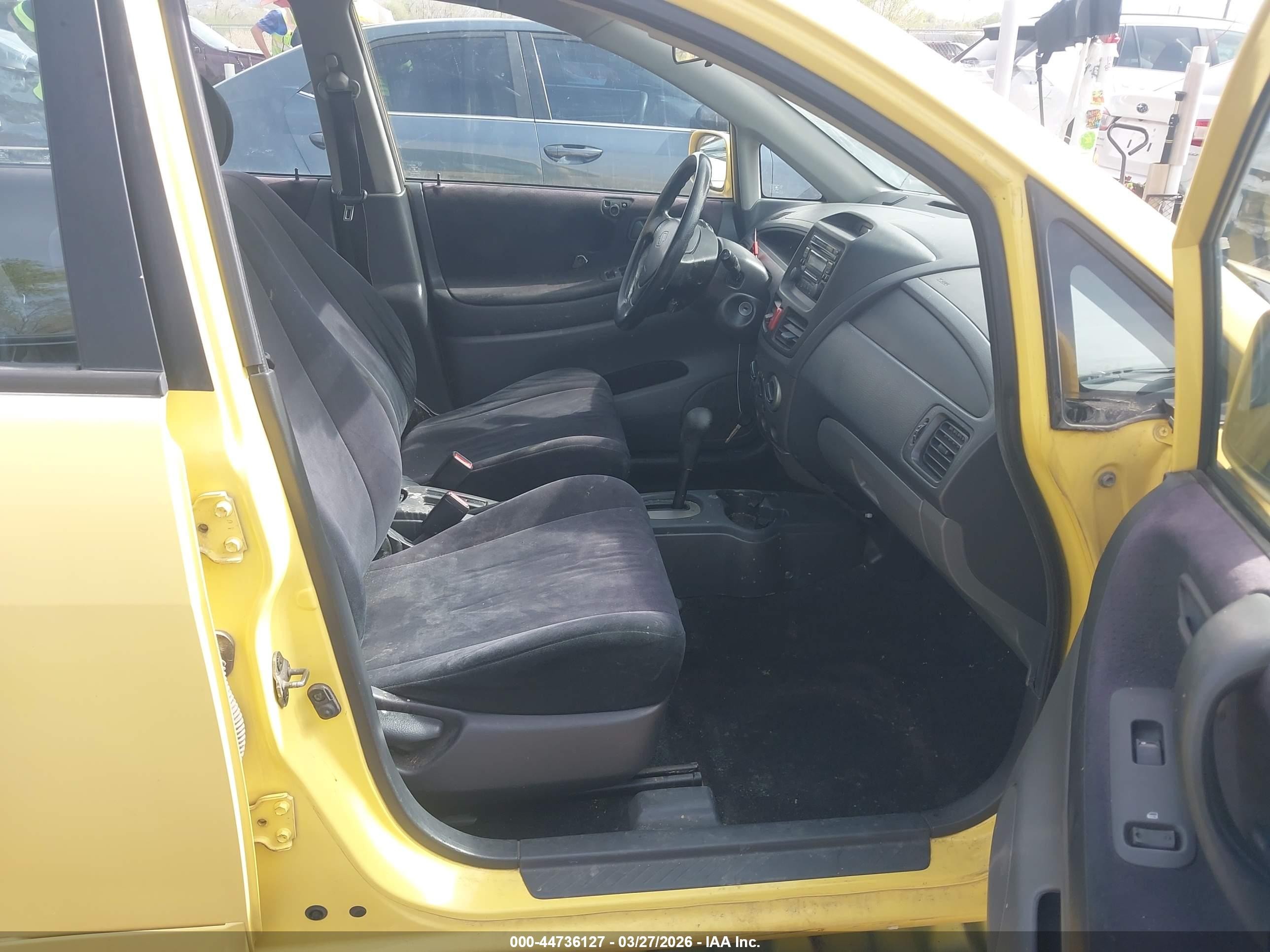 2003 Suzuki Aerio Sx Yellow vin: JS2RC41H535206308