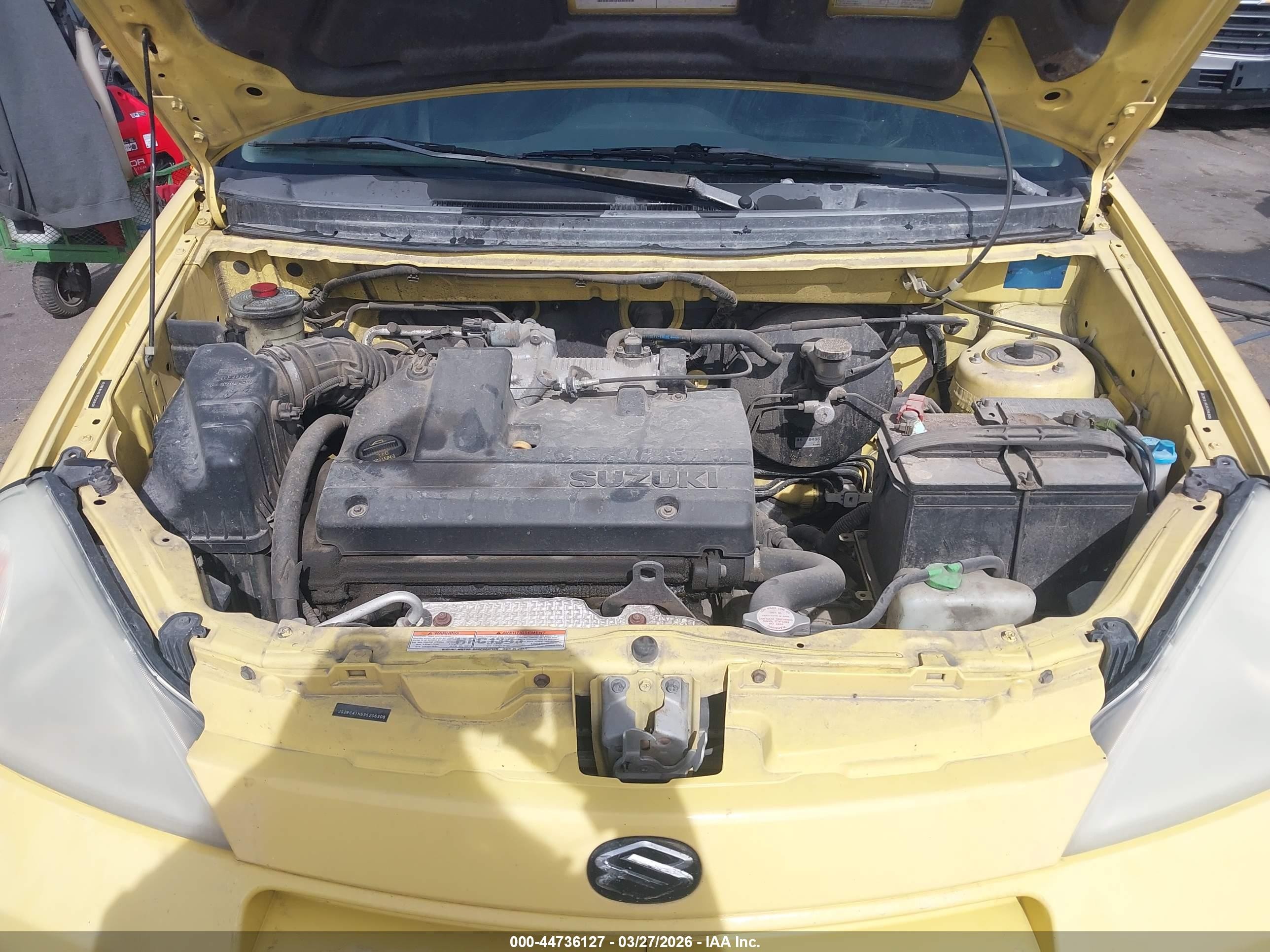 2003 Suzuki Aerio Sx Yellow vin: JS2RC41H535206308