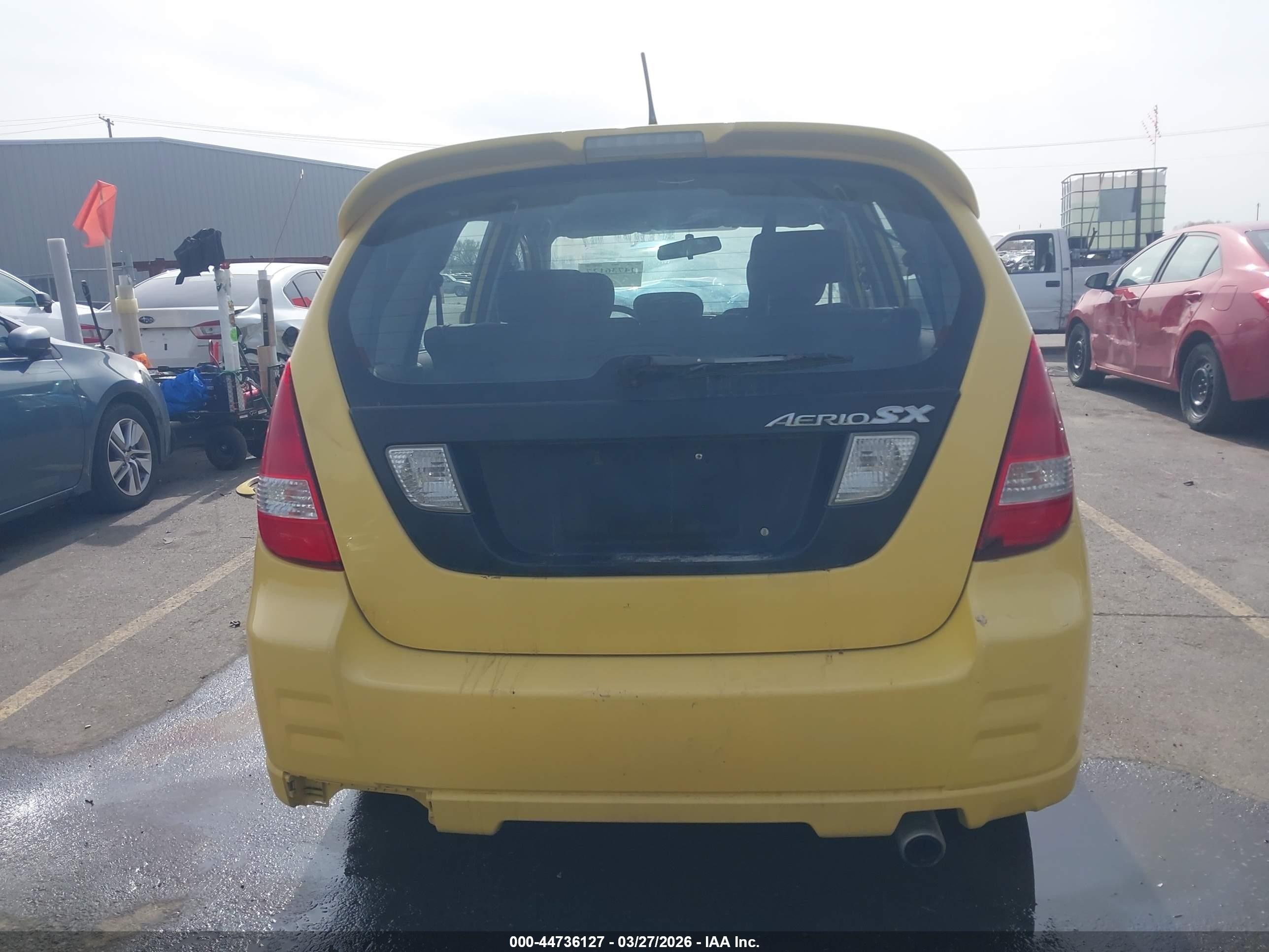 2003 Suzuki Aerio Sx Yellow vin: JS2RC41H535206308