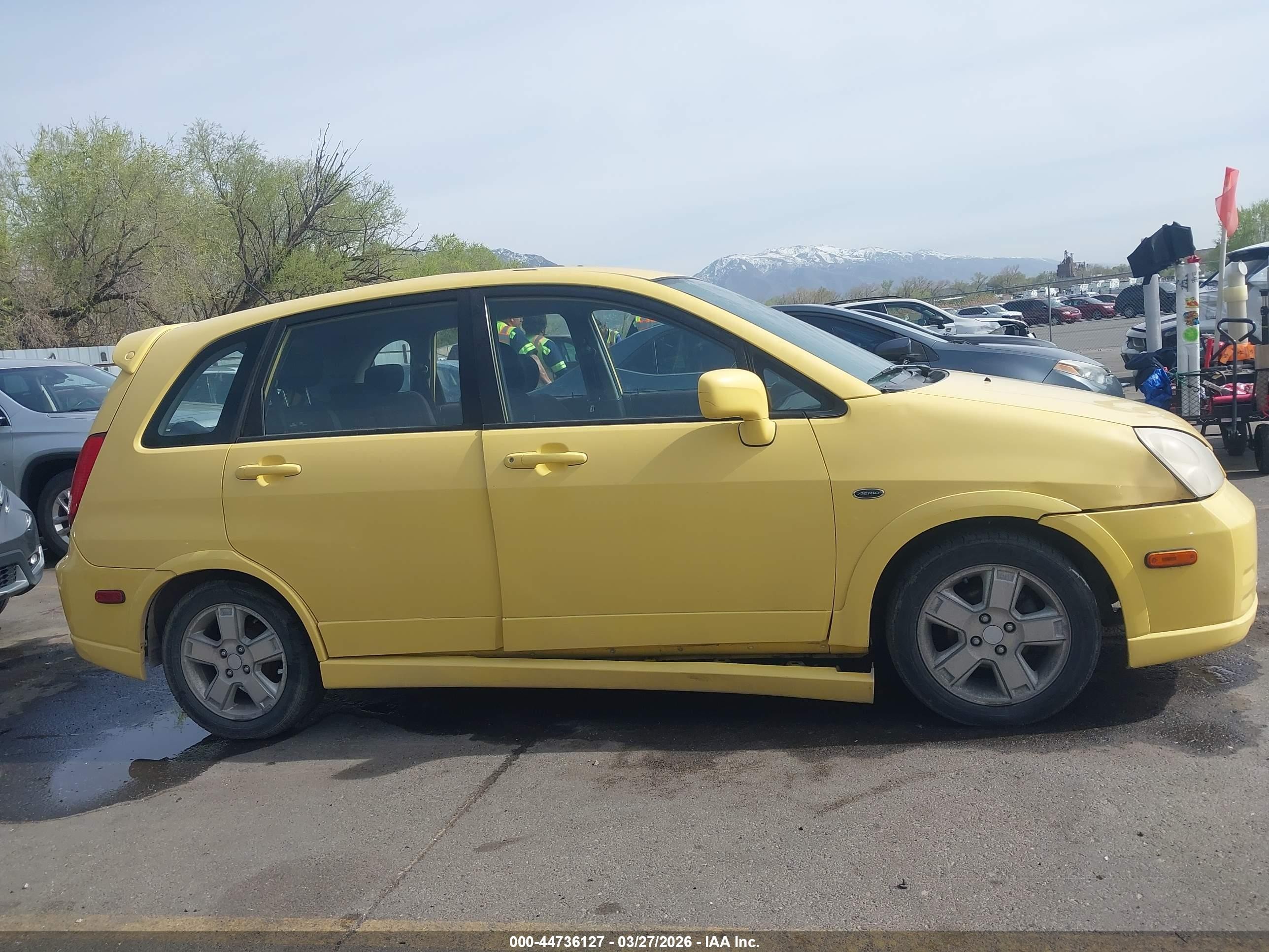 2003 Suzuki Aerio Sx Yellow vin: JS2RC41H535206308