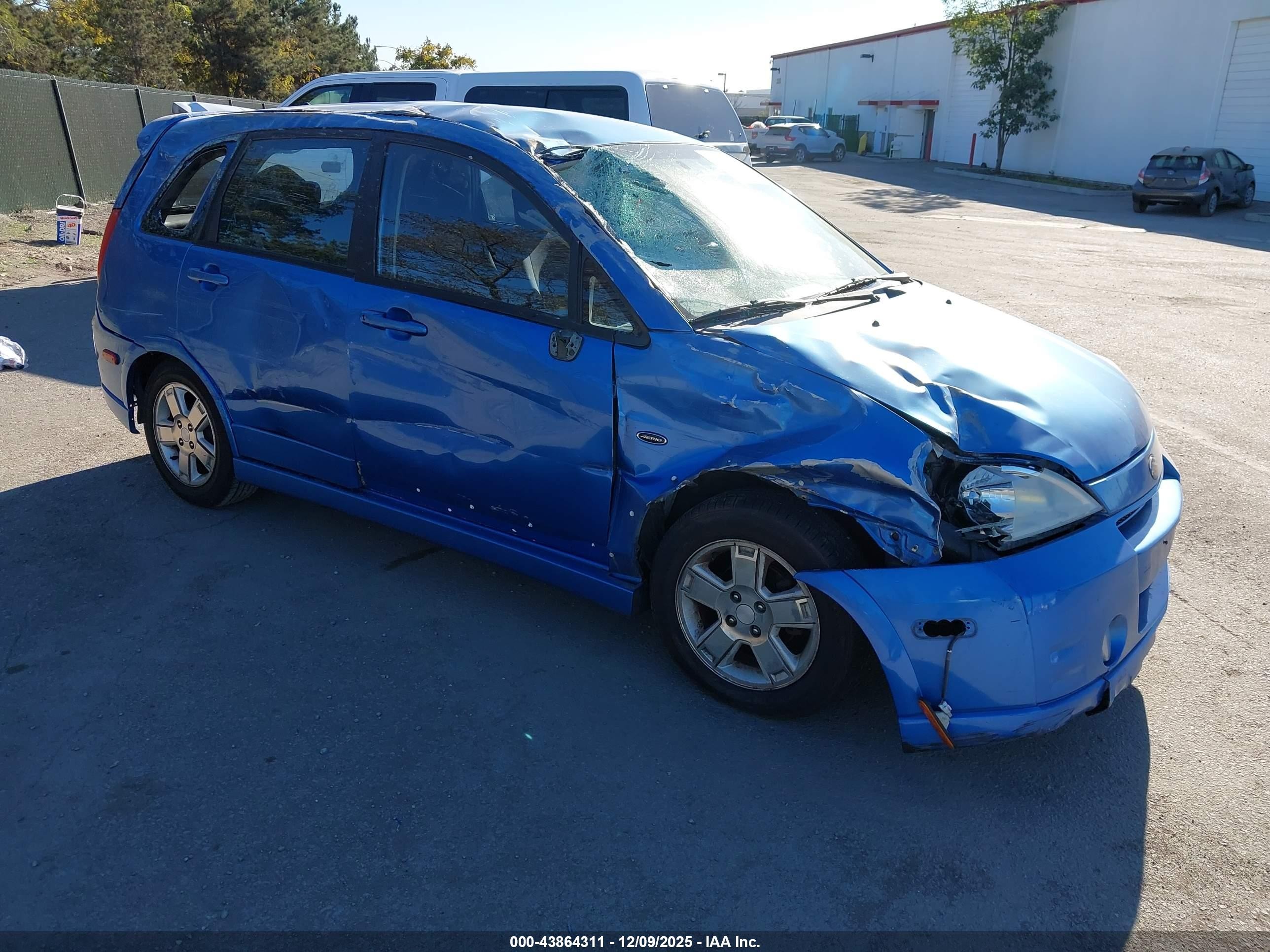 2003 Suzuki Aerio Sx   Blue vin: JS2RC41H535210567