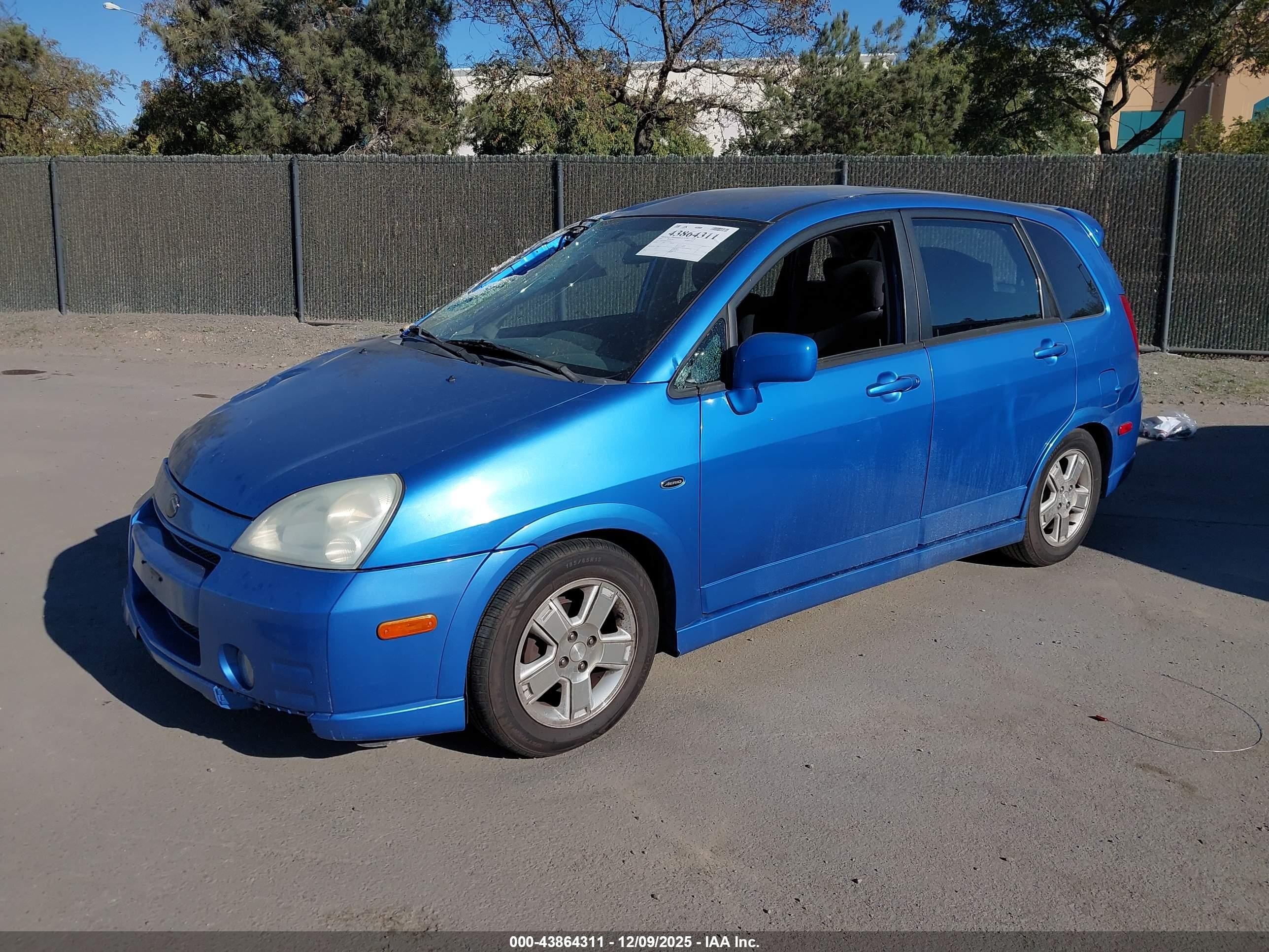 2003 Suzuki Aerio Sx   Blue vin: JS2RC41H535210567