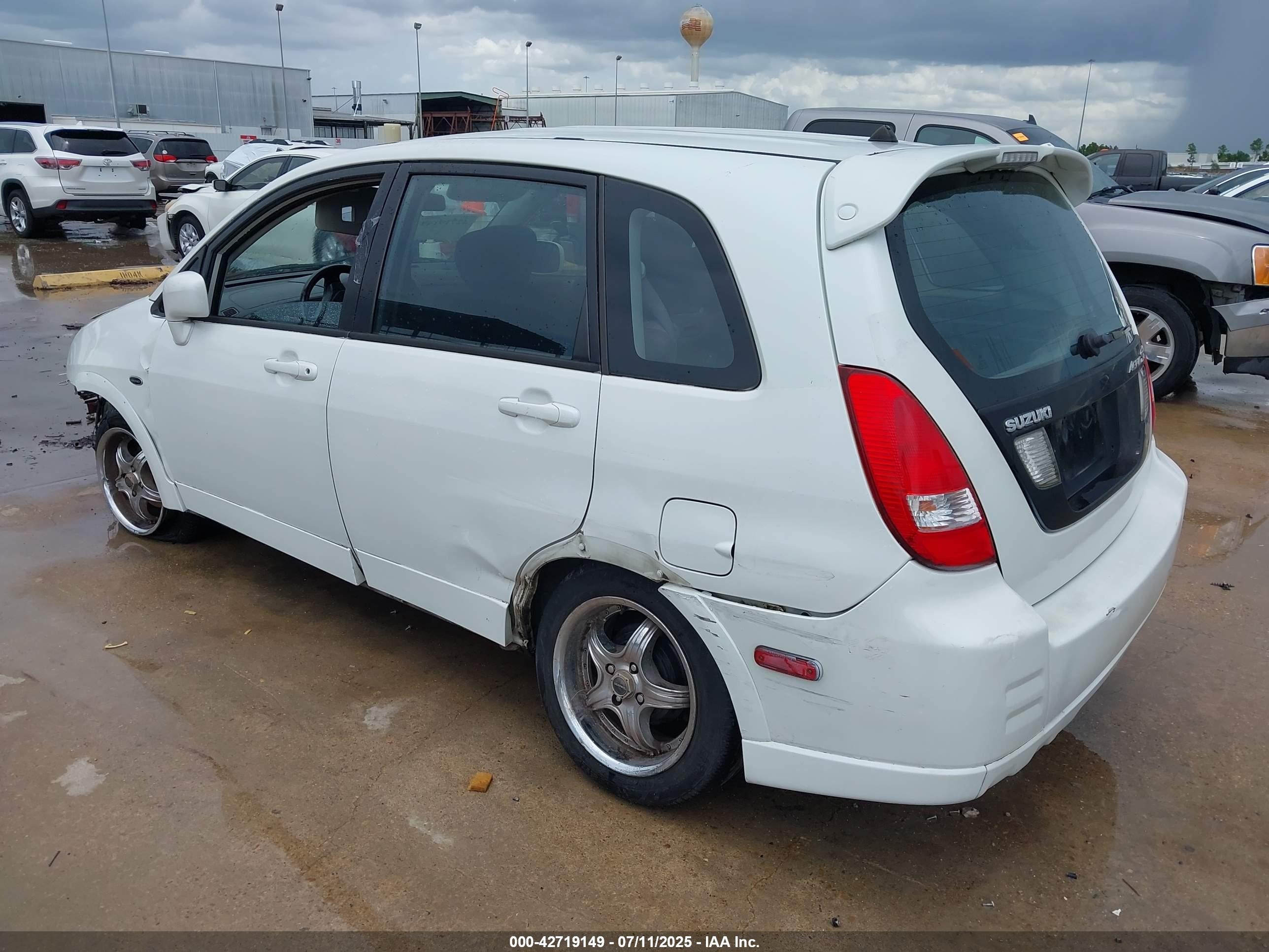 2003 Suzuki Aerio Sx   White vin: JS2RC41H535212769