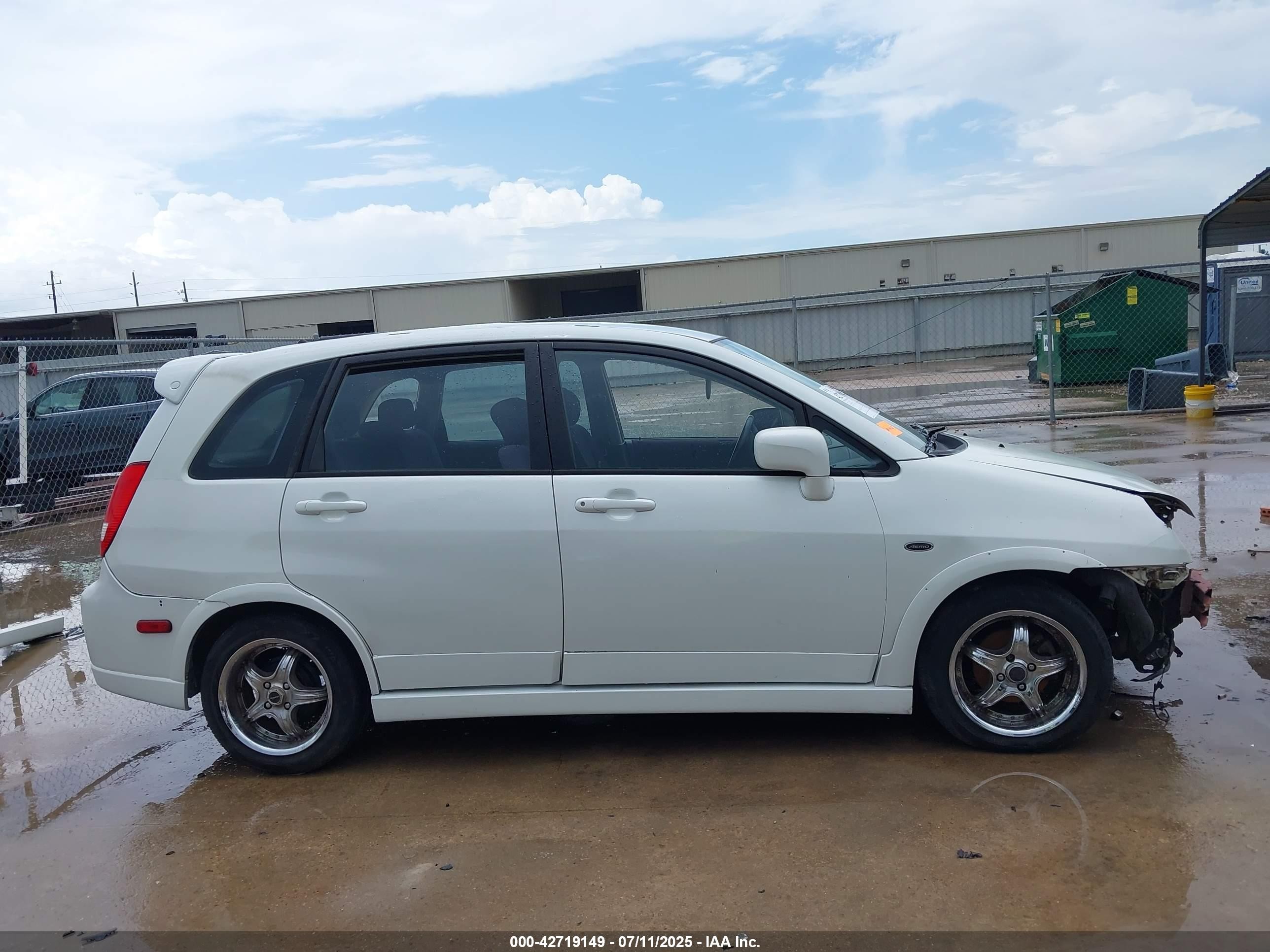 2003 Suzuki Aerio Sx   White vin: JS2RC41H535212769