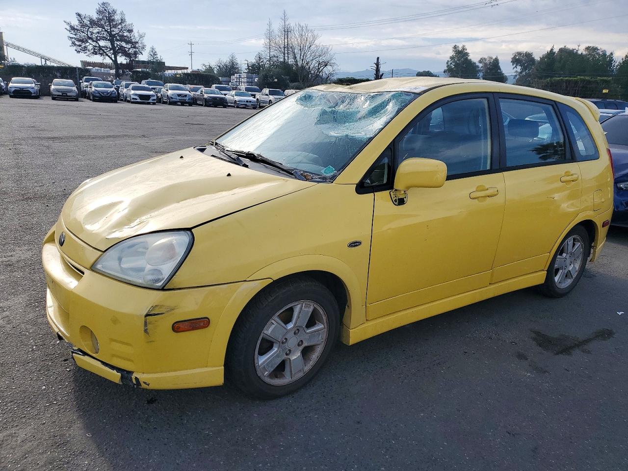2002 Suzuki Aerio Sx Yellow vin: JS2RC41H725104412