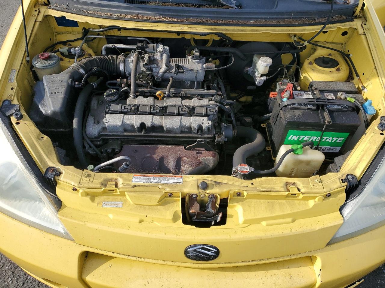 2002 Suzuki Aerio Sx Yellow vin: JS2RC41H725104412