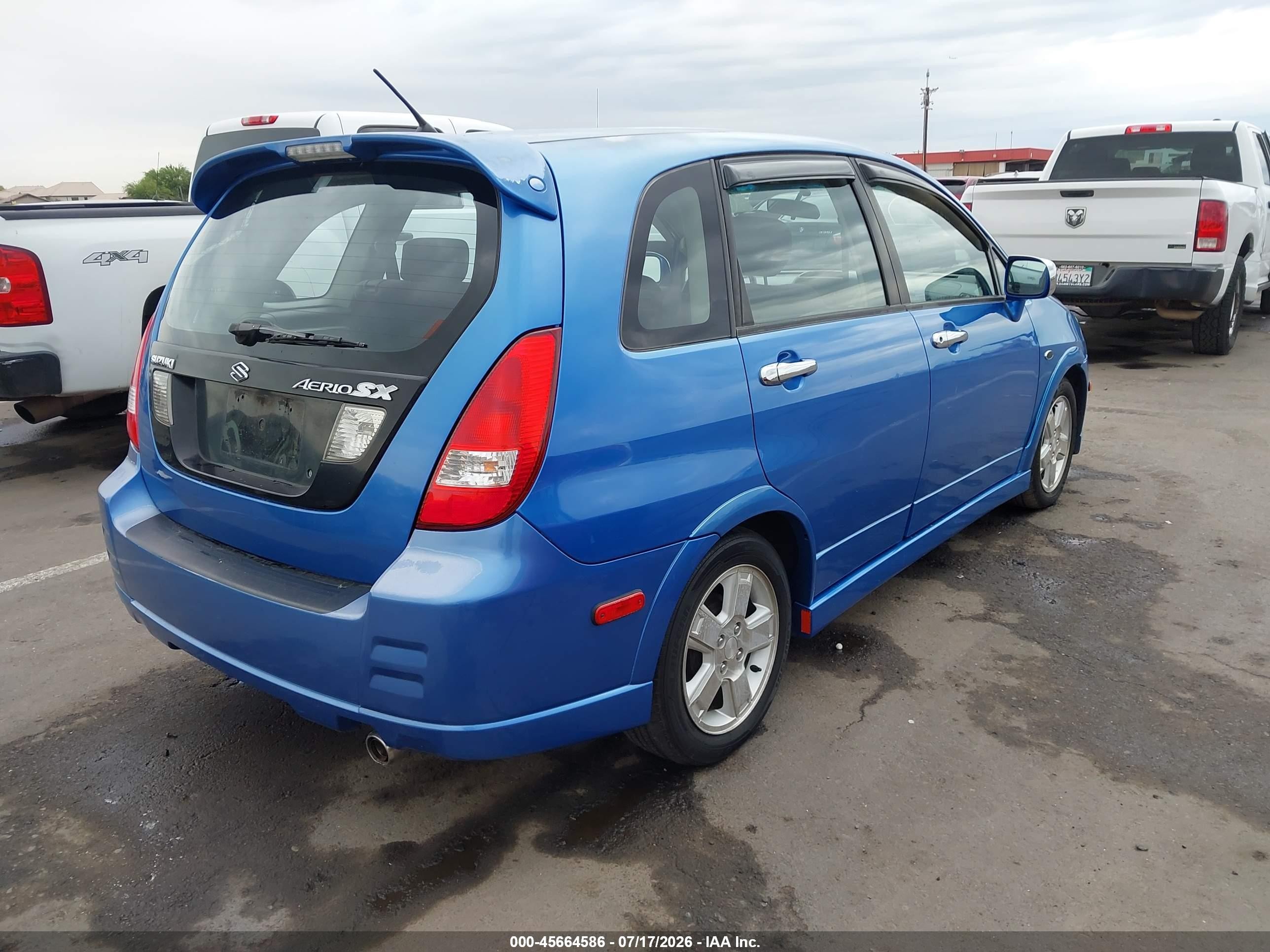 2003 Suzuki Aerio Sx   Blue vin: JS2RC41H835211258