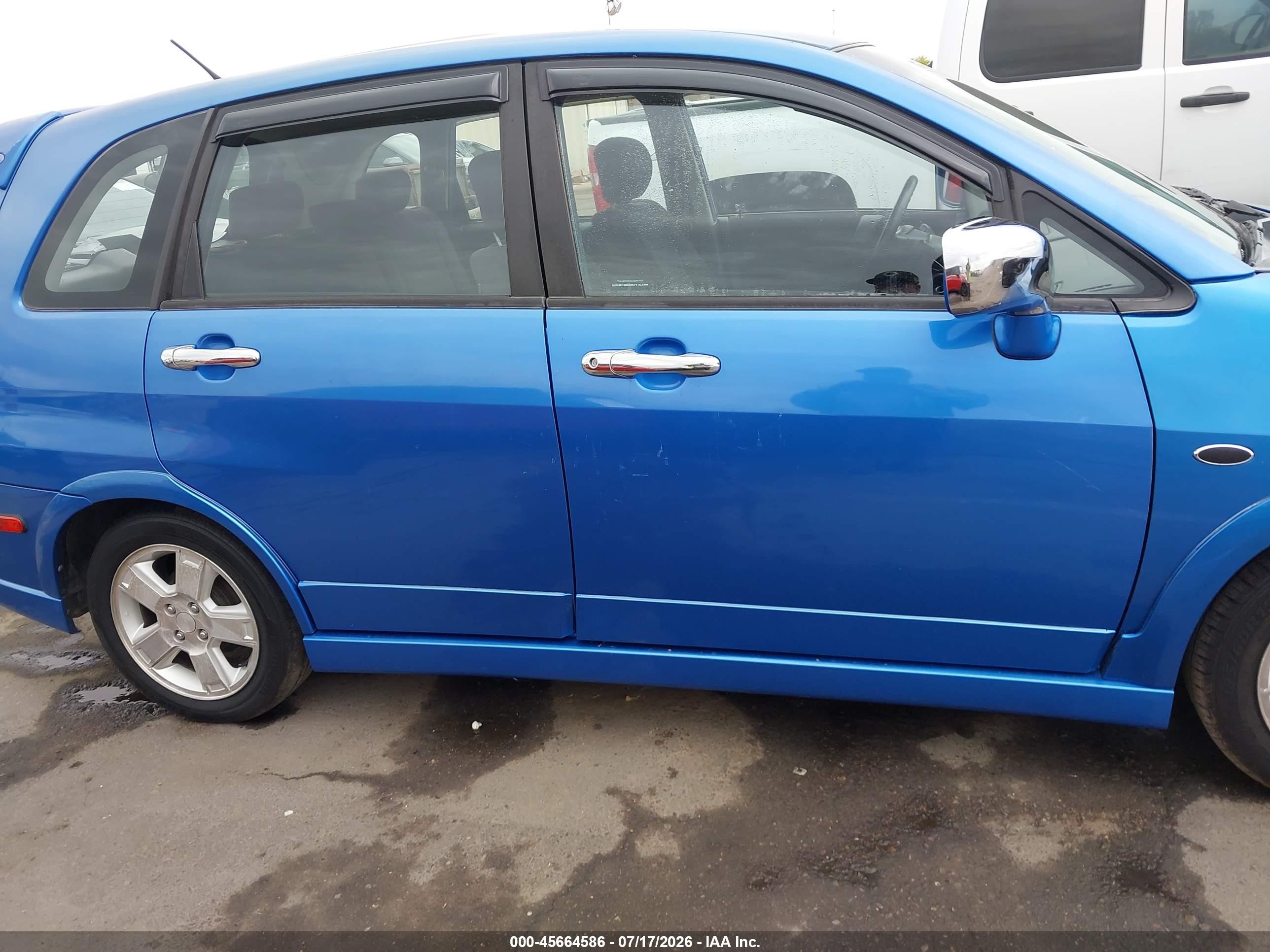 2003 Suzuki Aerio Sx   Blue vin: JS2RC41H835211258