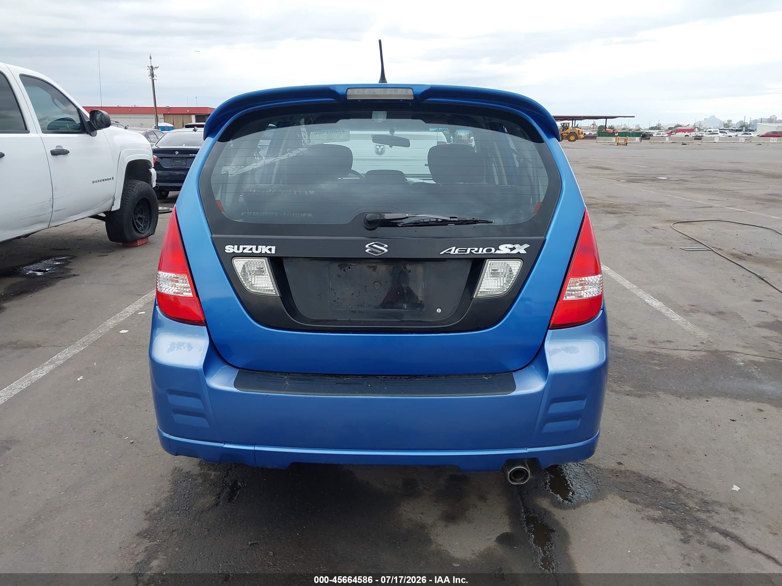2003 Suzuki Aerio Sx   Blue vin: JS2RC41H835211258