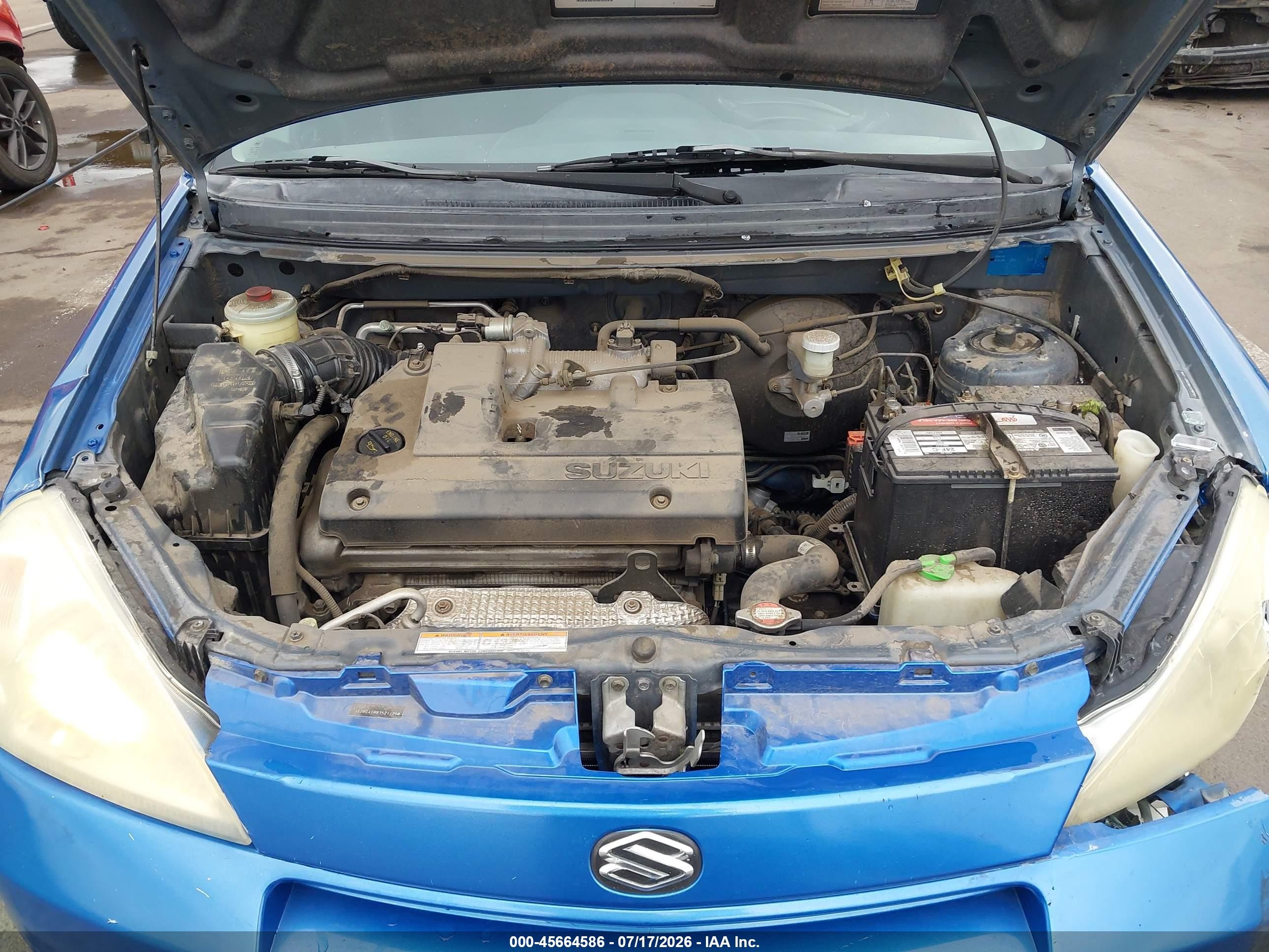2003 Suzuki Aerio Sx   Blue vin: JS2RC41H835211258