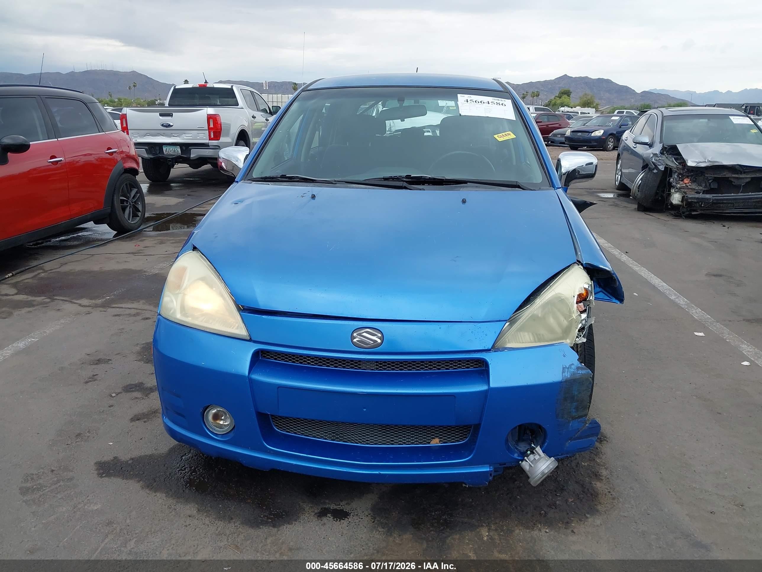 2003 Suzuki Aerio Sx   Blue vin: JS2RC41H835211258