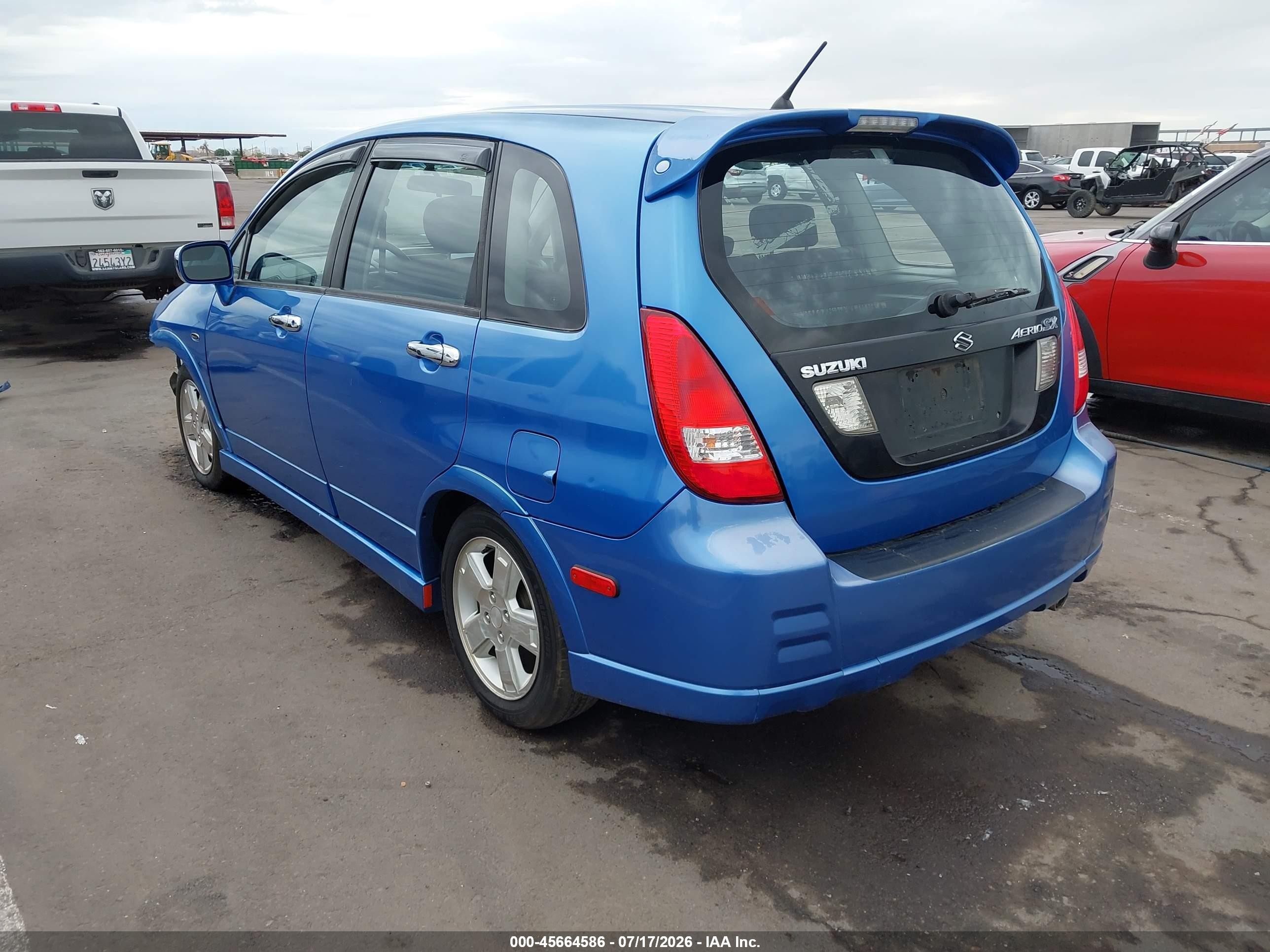 2003 Suzuki Aerio Sx   Blue vin: JS2RC41H835211258