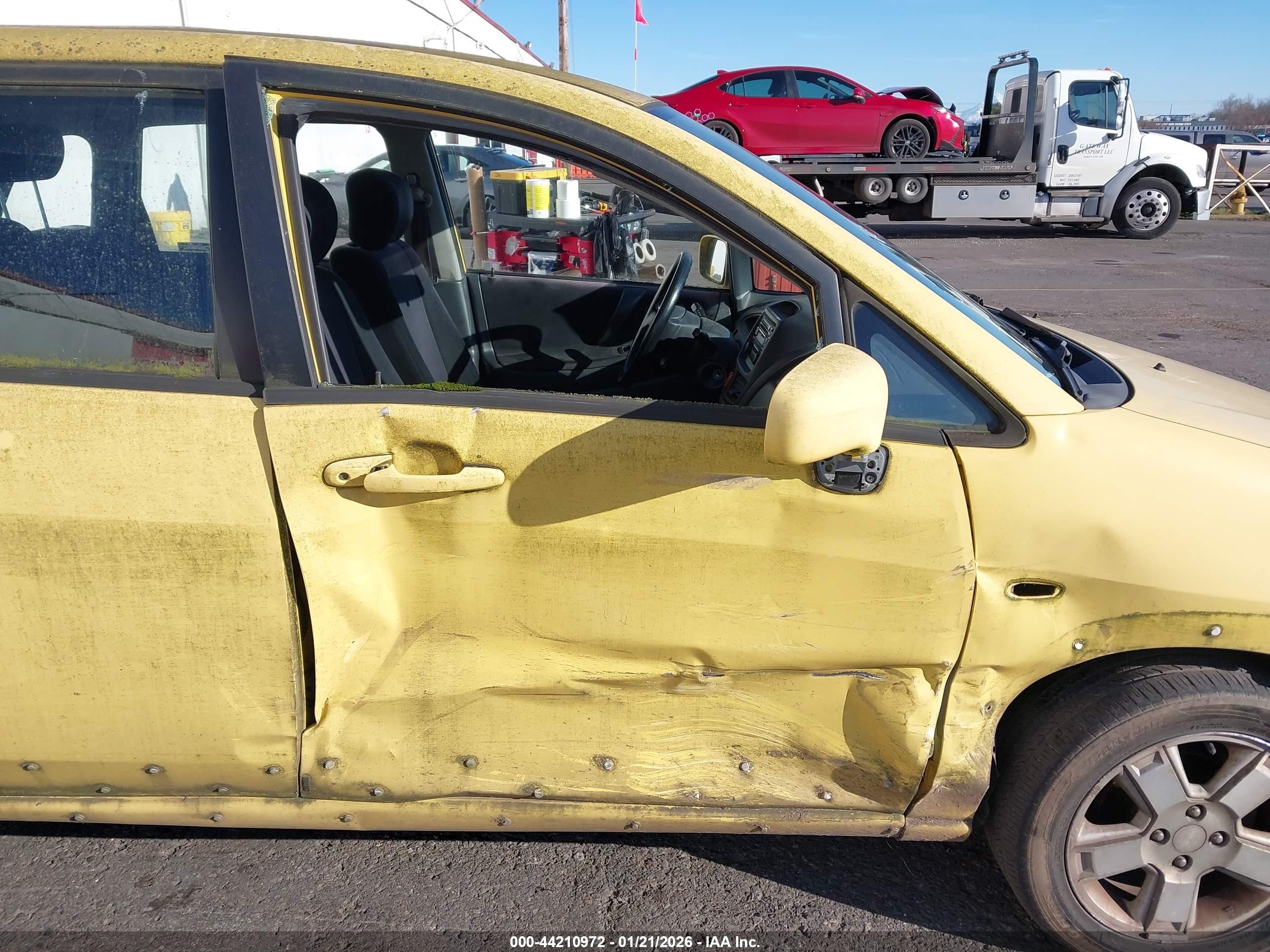 2003 Suzuki Aerio Sx   Yellow vin: JS2RC41HX35203128