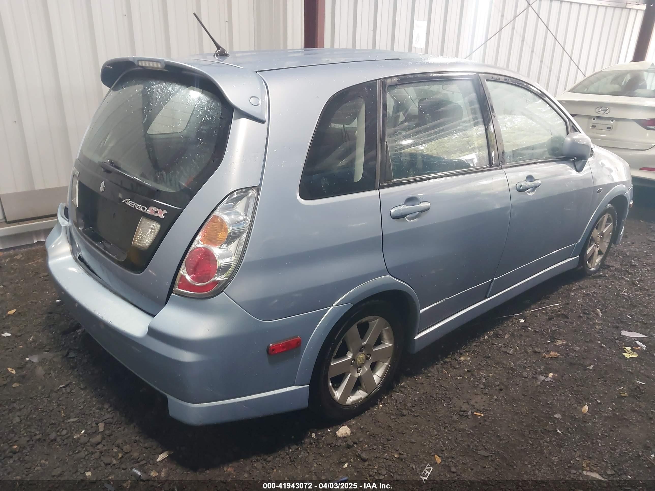 2005 Suzuki Aerio Sx   Blue vin: JS2RC61H055304743