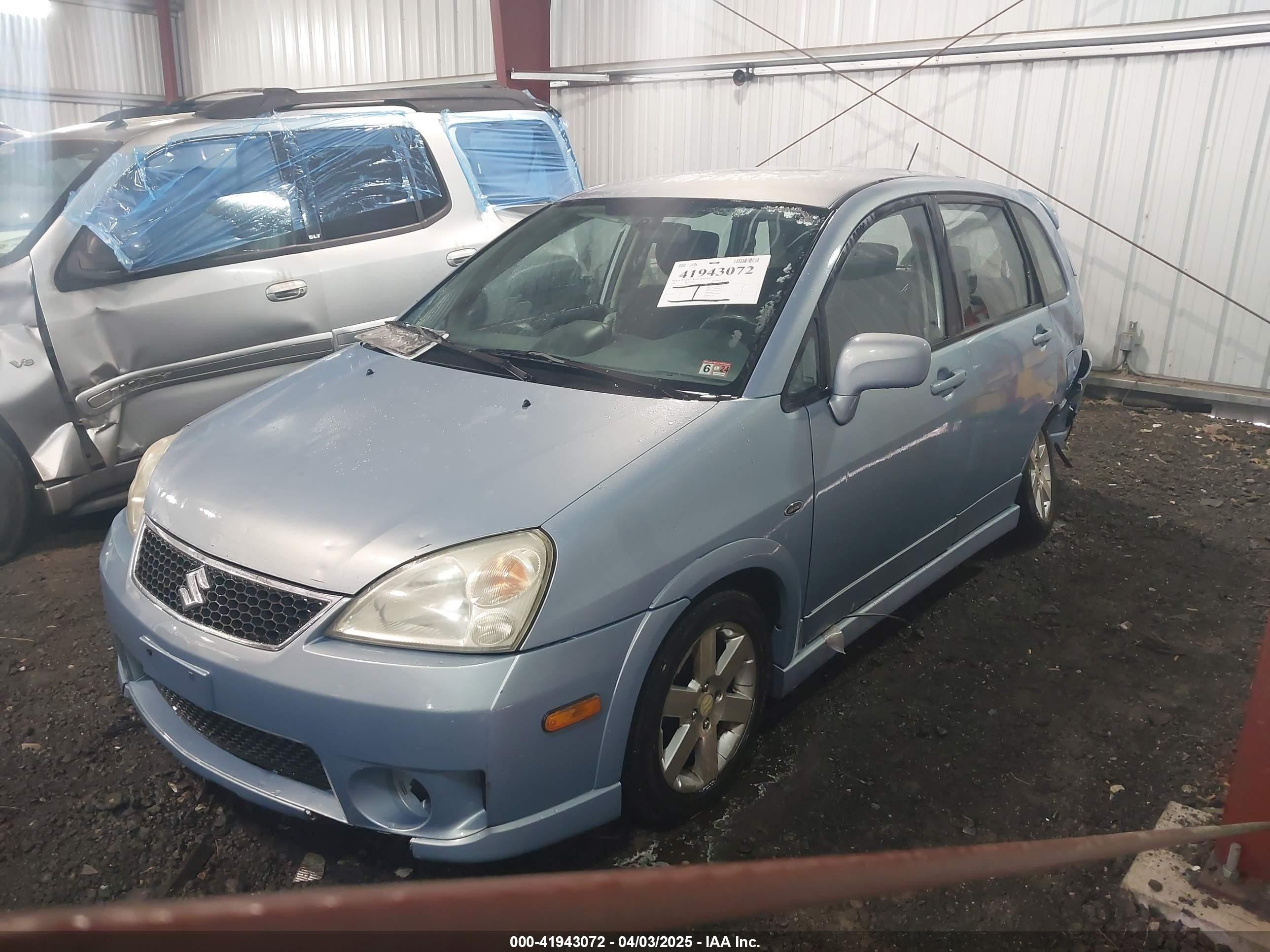2005 Suzuki Aerio Sx   Blue vin: JS2RC61H055304743