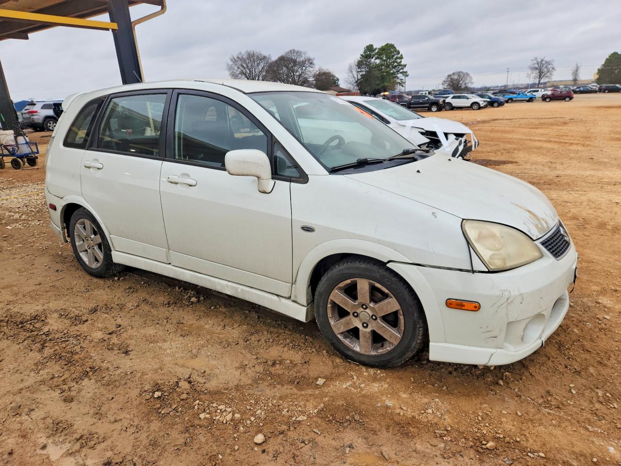 2005 Suzuki Aerio Sx White vin: JS2RC61H155302192