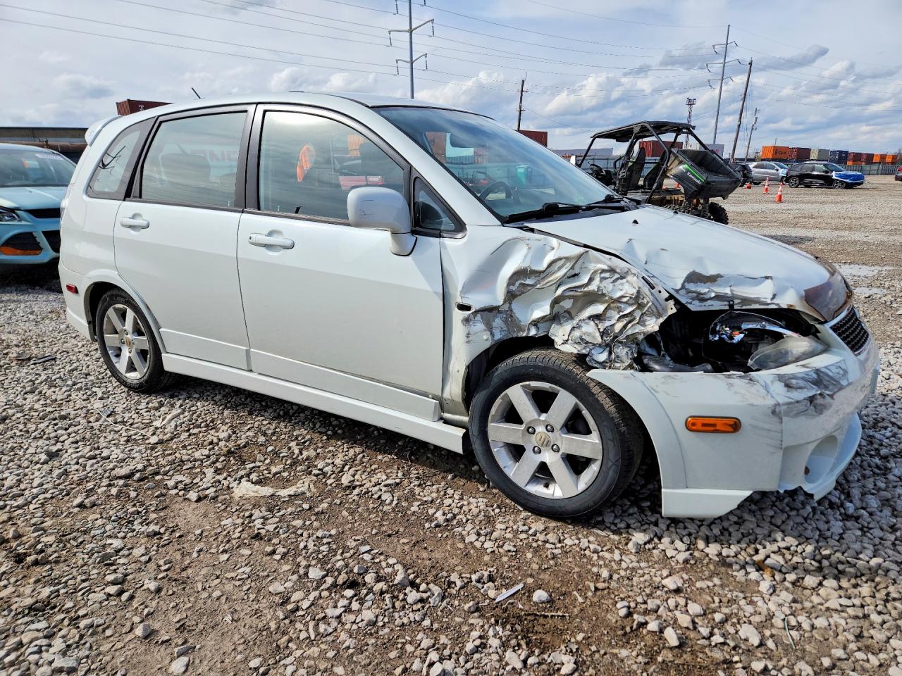 2006 Suzuki Aerio Premium White vin: JS2RC61H265351581