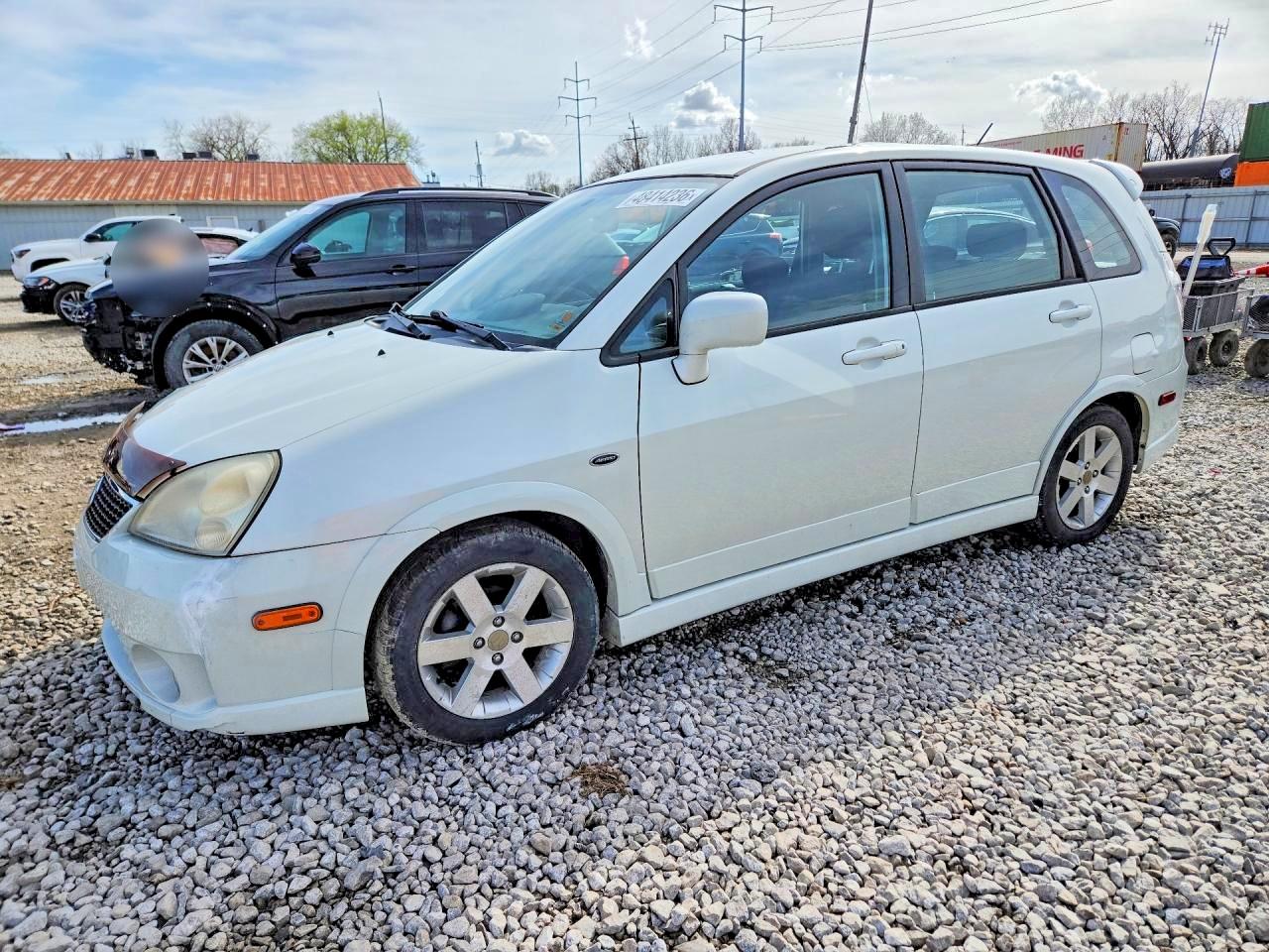2006 Suzuki Aerio Premium White vin: JS2RC61H265351581