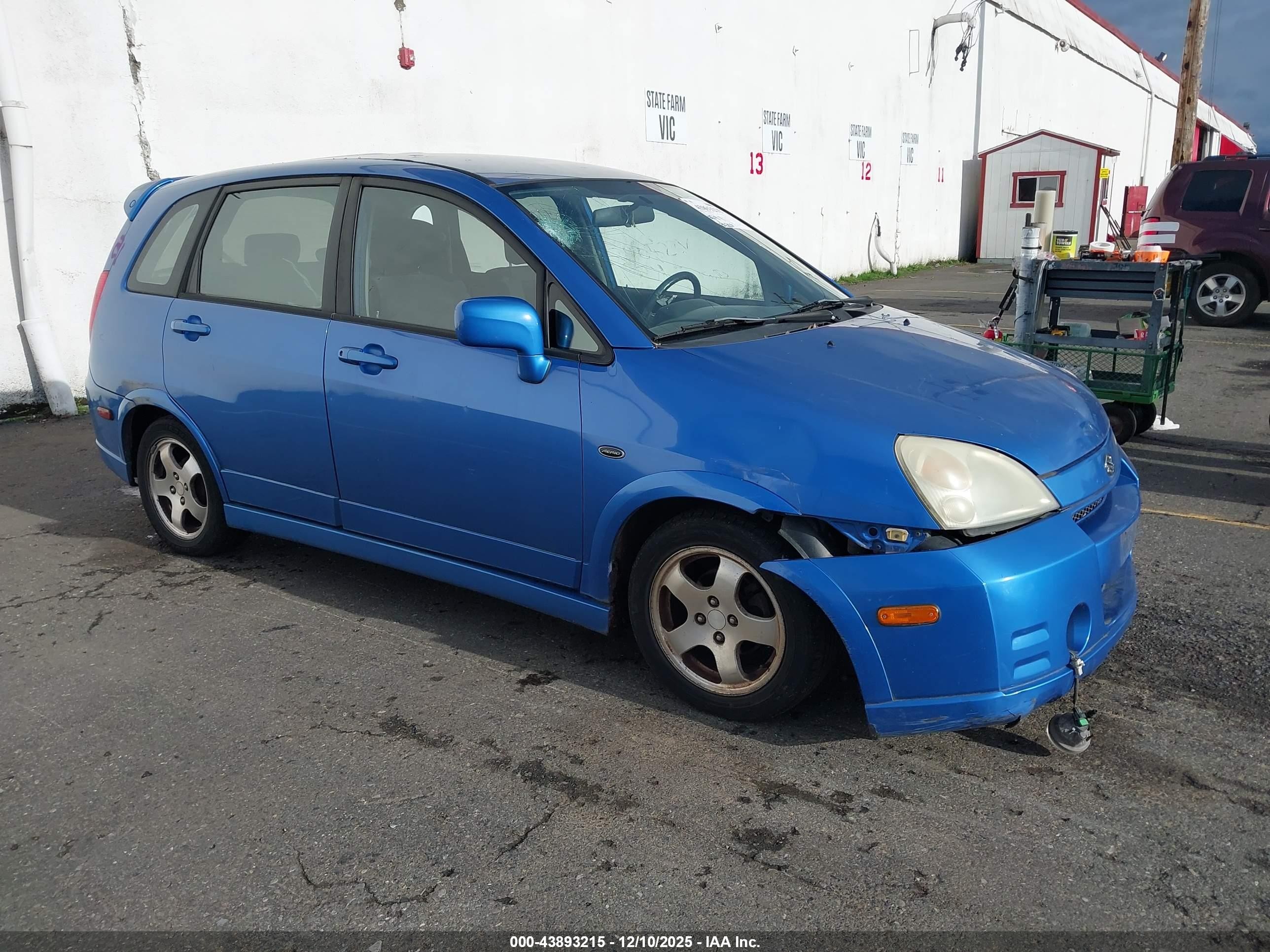 2004 Suzuki Aerio Sx   Синий vin: JS2RC61H345253382