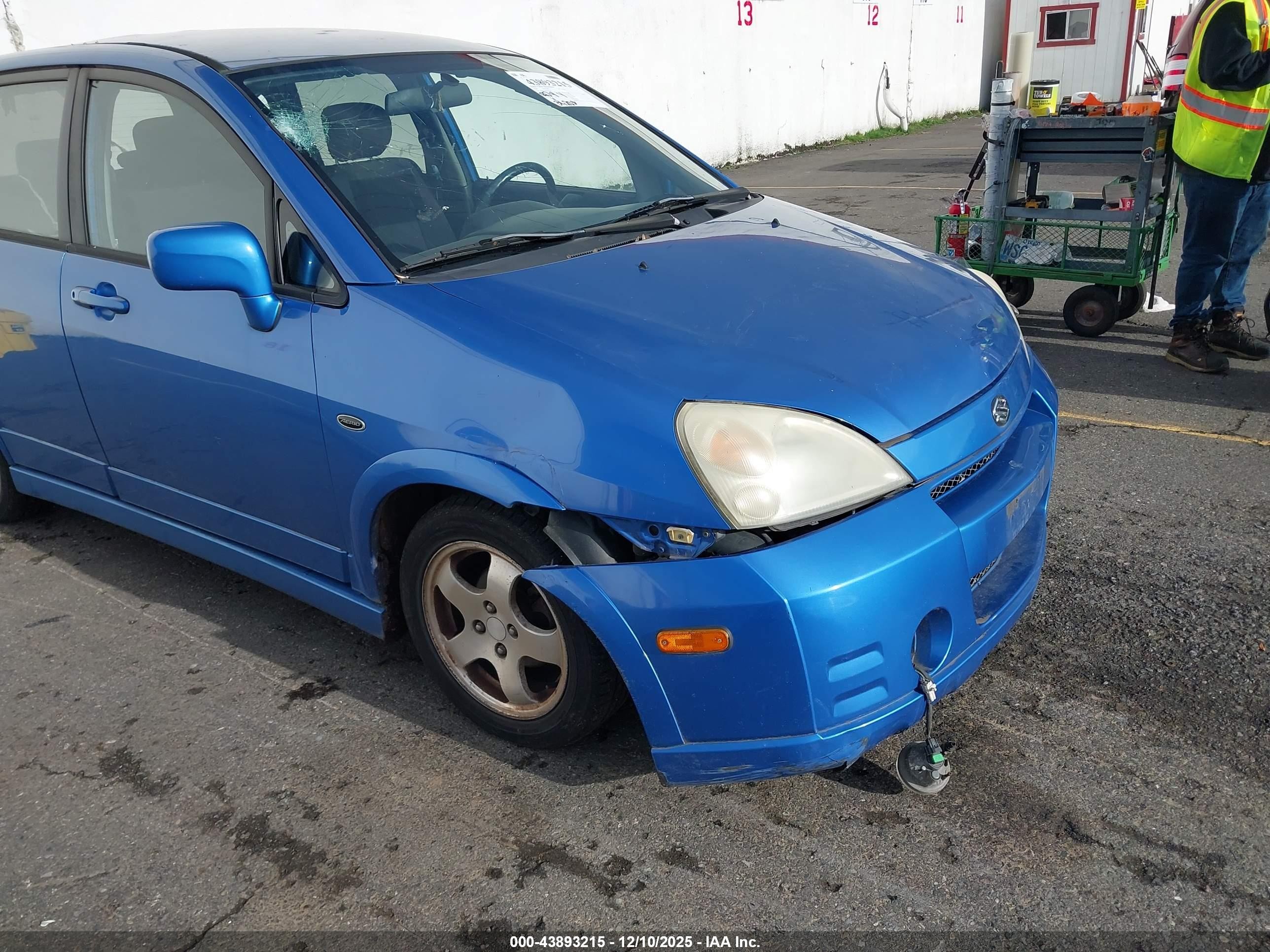 2004 Suzuki Aerio Sx   Blue vin: JS2RC61H345253382