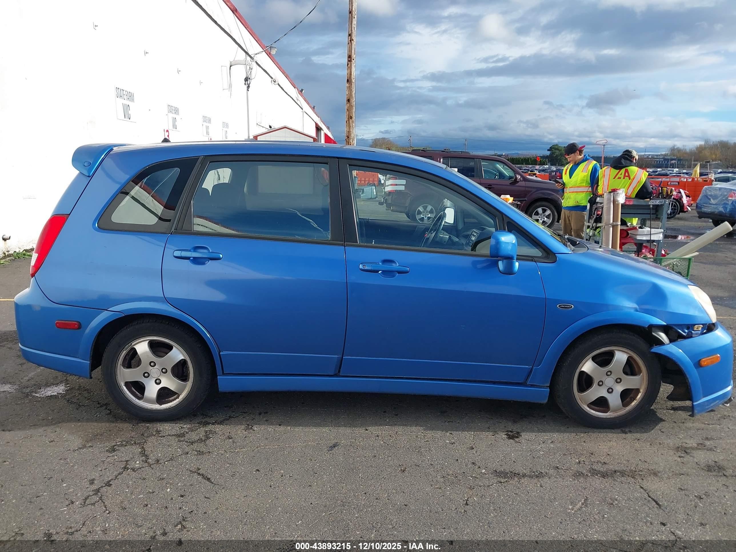 2004 Suzuki Aerio Sx   Blue vin: JS2RC61H345253382