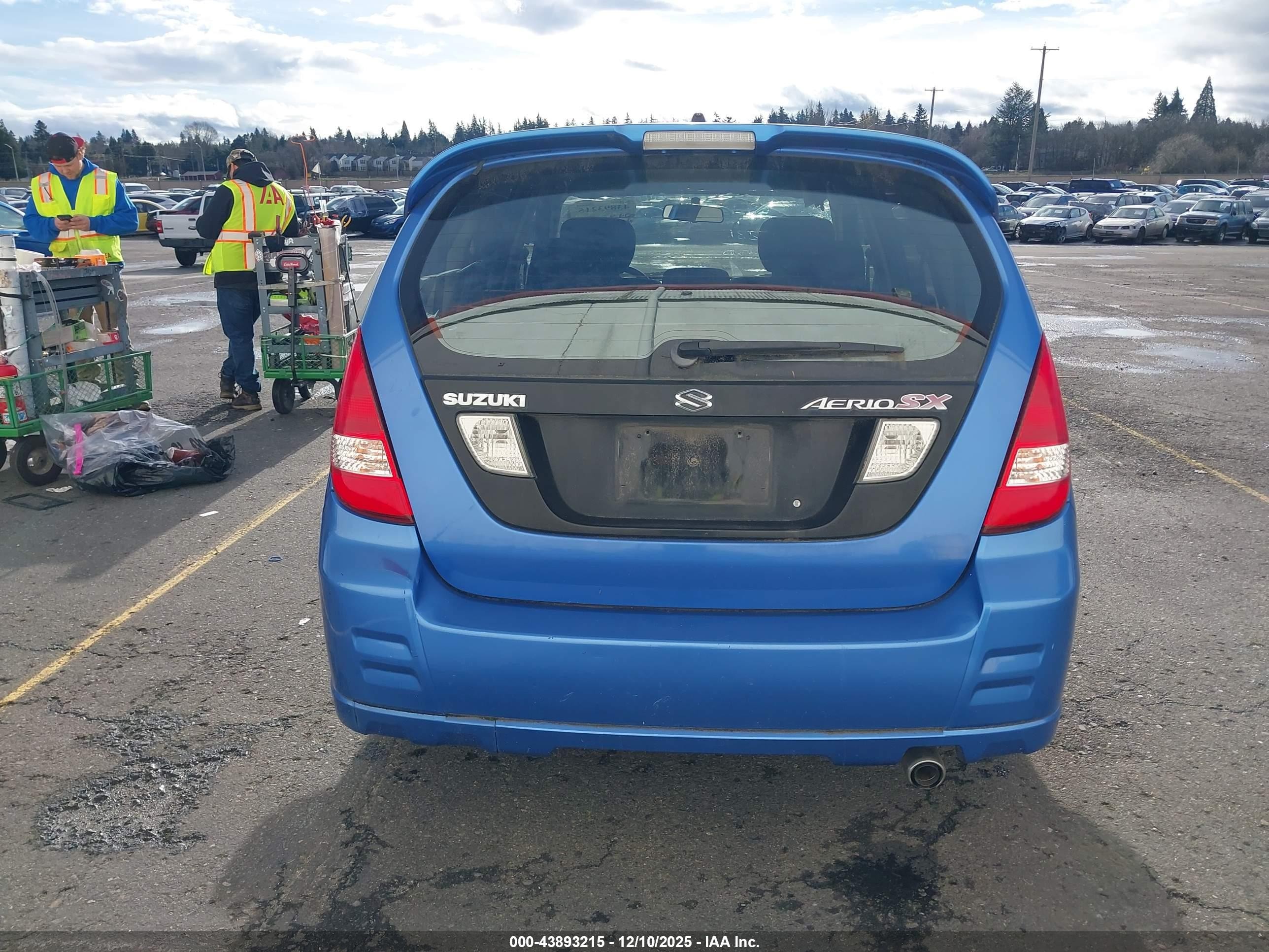 2004 Suzuki Aerio Sx   Blue vin: JS2RC61H345253382