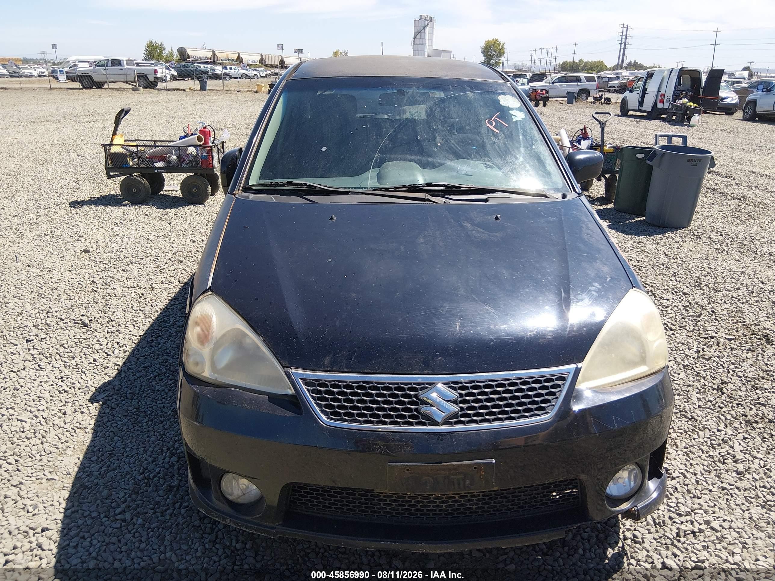 2005 Suzuki Aerio Sx Black vin: JS2RC61H555300753