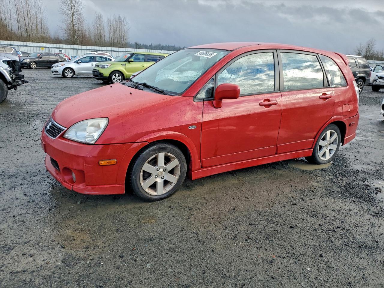 2005 Suzuki Aerio Sx Red vin: JS2RC61H555304639