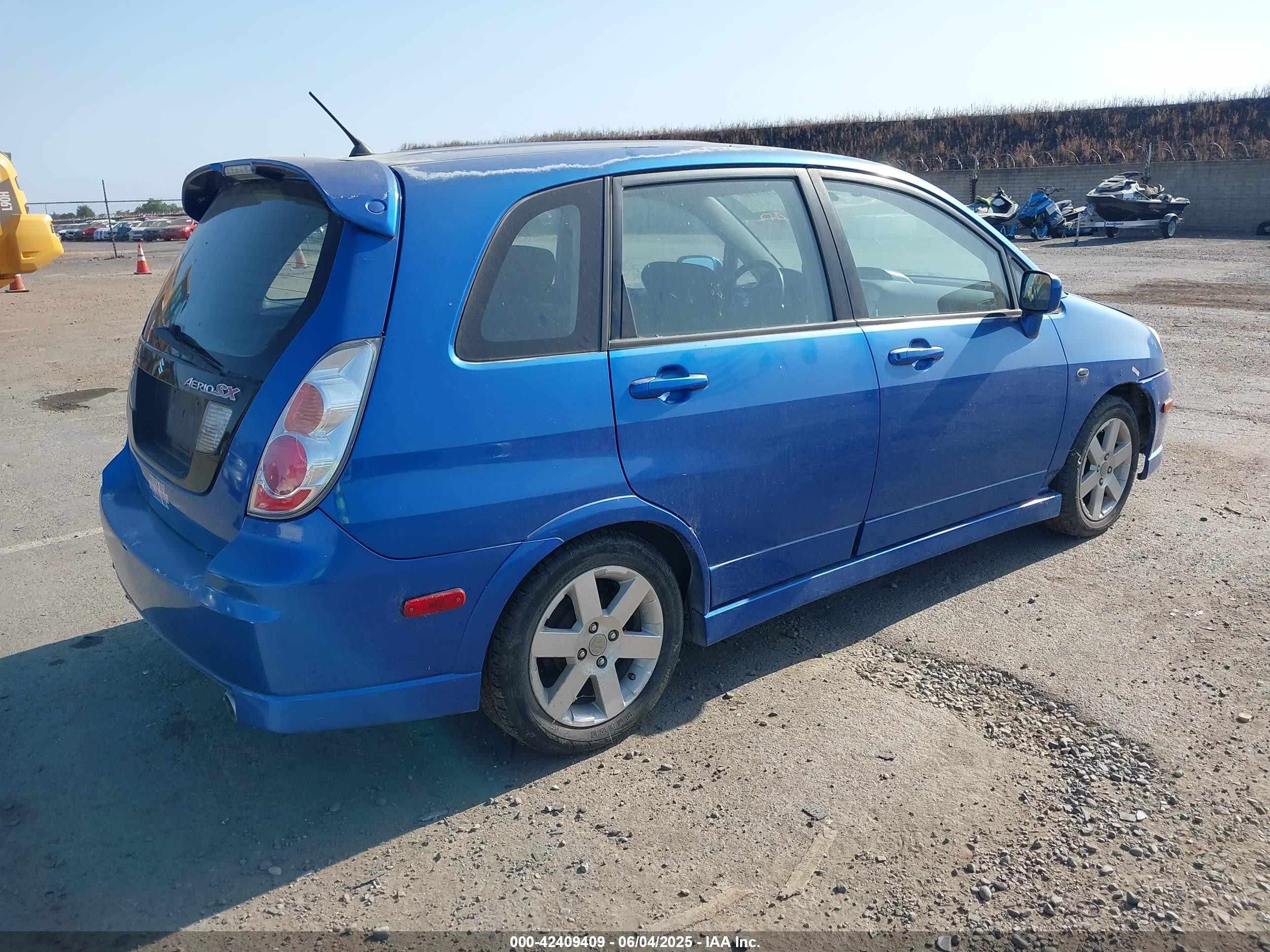 2005 Suzuki Aerio Sx   Blue vin: JS2RC61H655304942