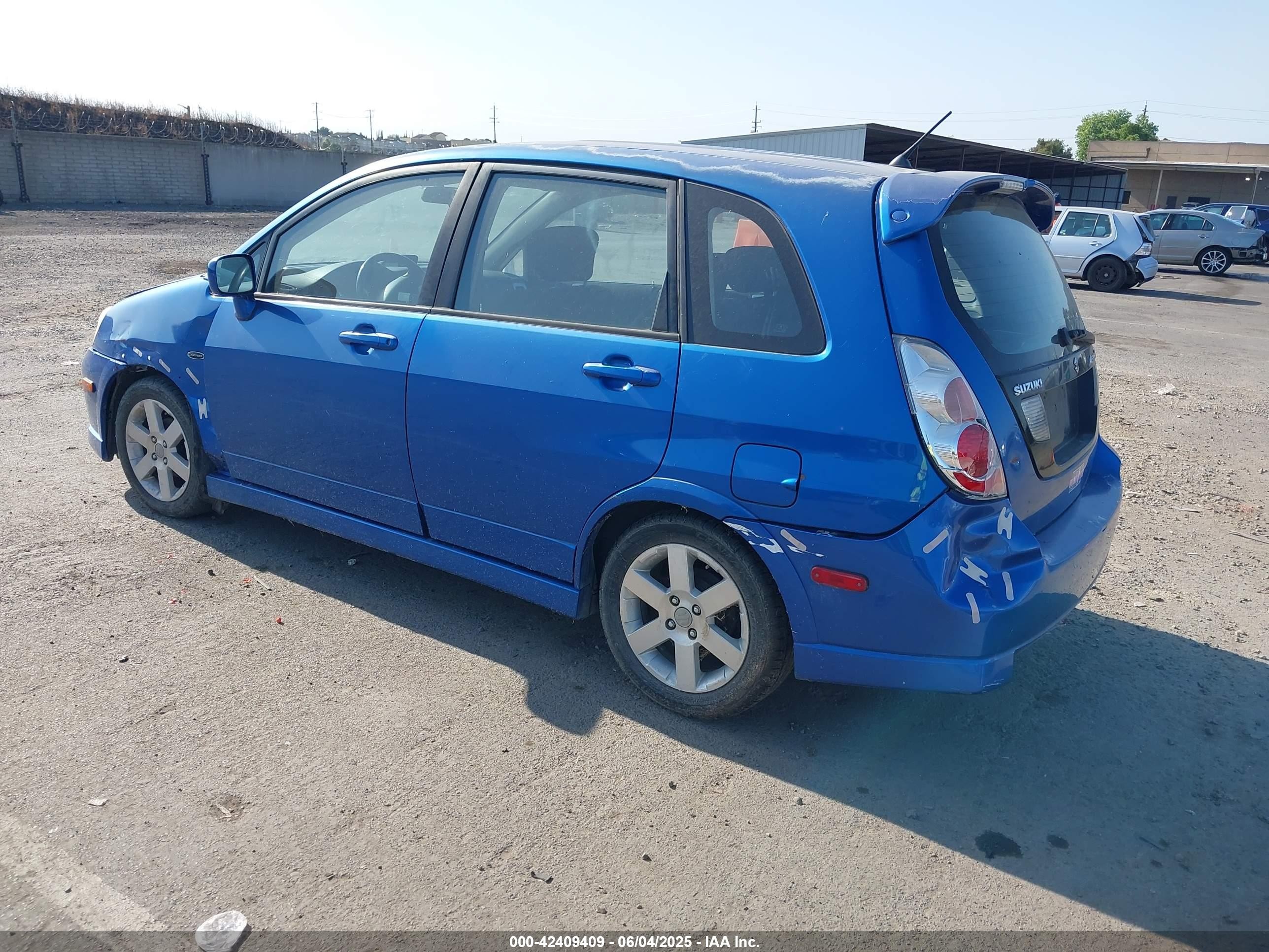 2005 Suzuki Aerio Sx   Blue vin: JS2RC61H655304942