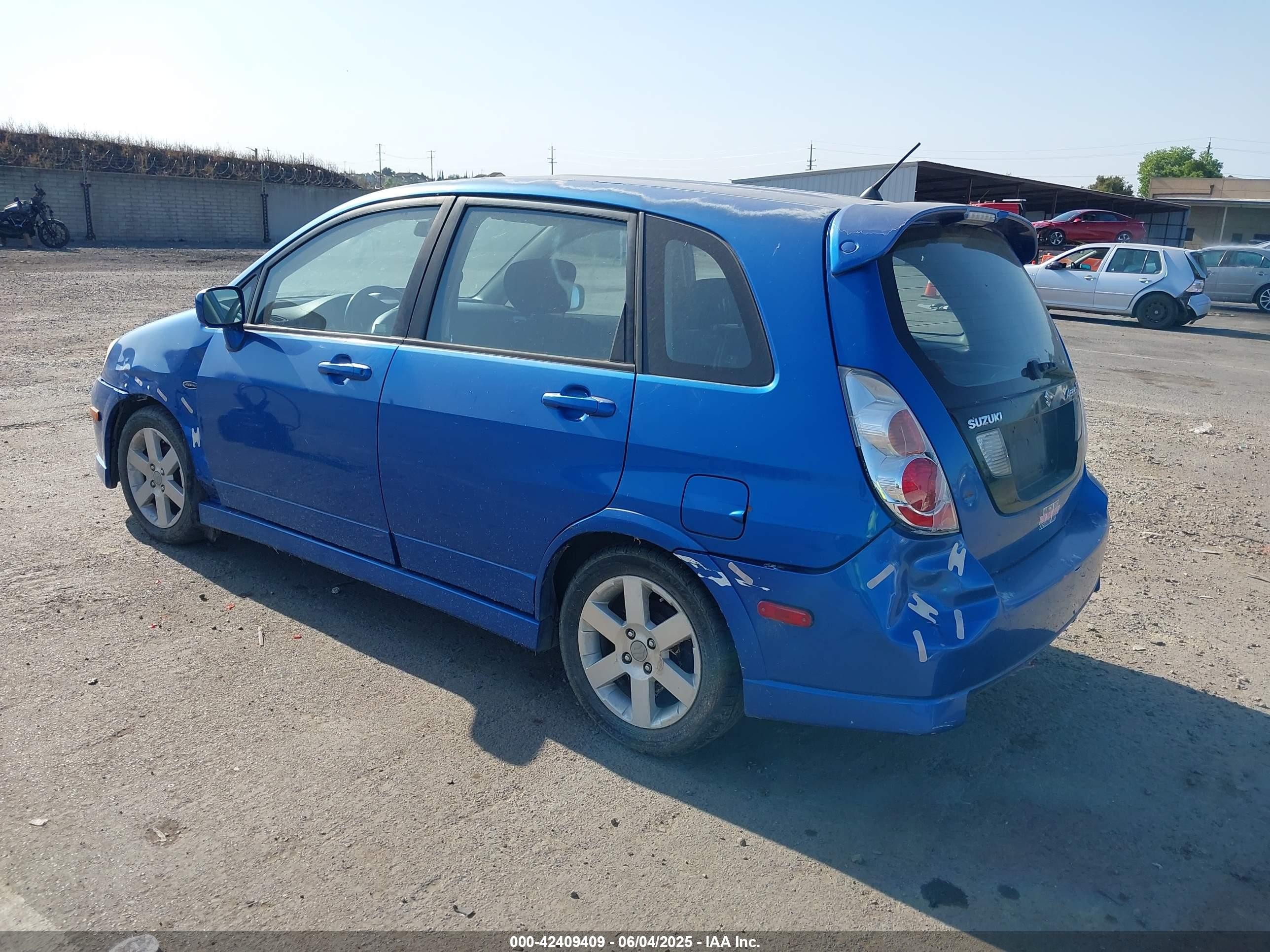 2005 Suzuki Aerio Sx   Blue vin: JS2RC61H655304942