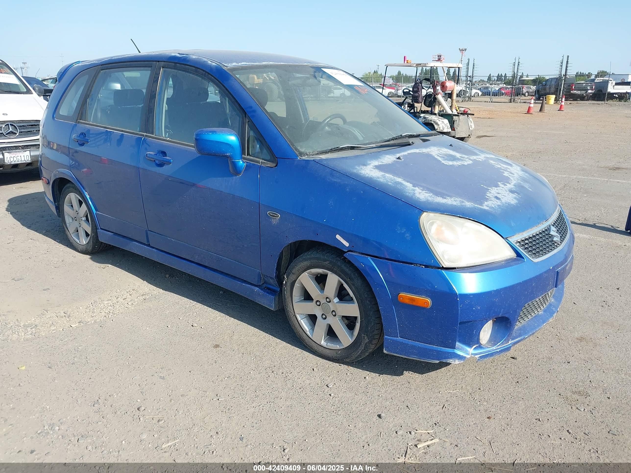 2005 Suzuki Aerio Sx   Blue vin: JS2RC61H655304942