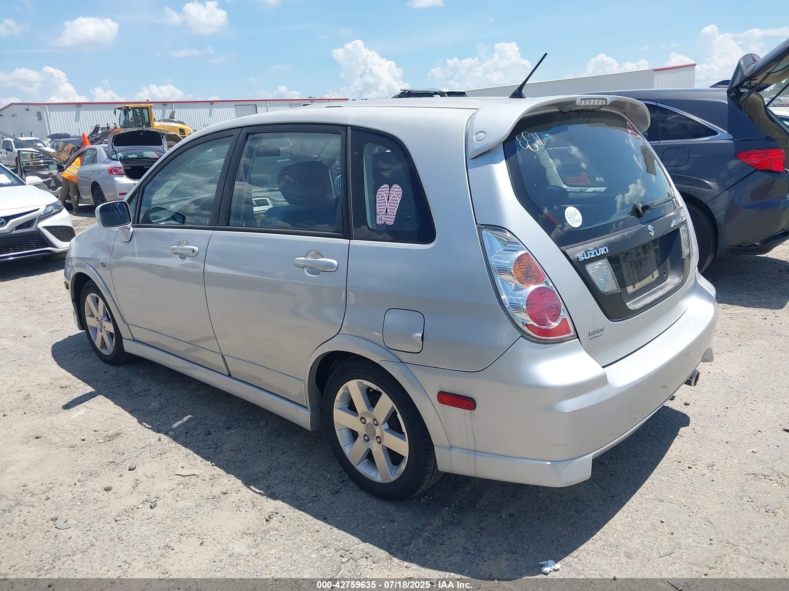 2005 Suzuki Aerio Sx   Silver vin: JS2RC61H755301967