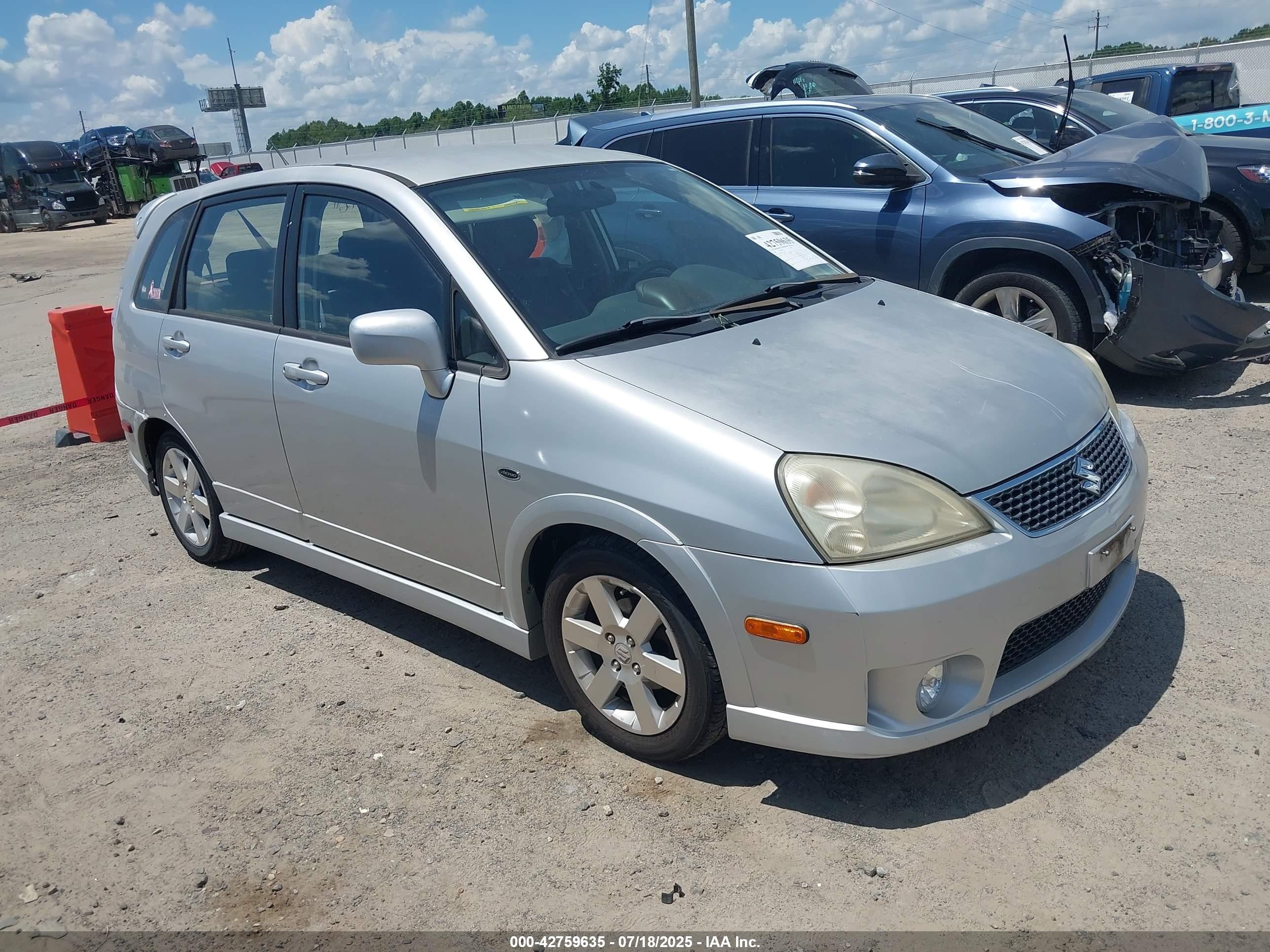 2005 Suzuki Aerio Sx   Silver vin: JS2RC61H755301967