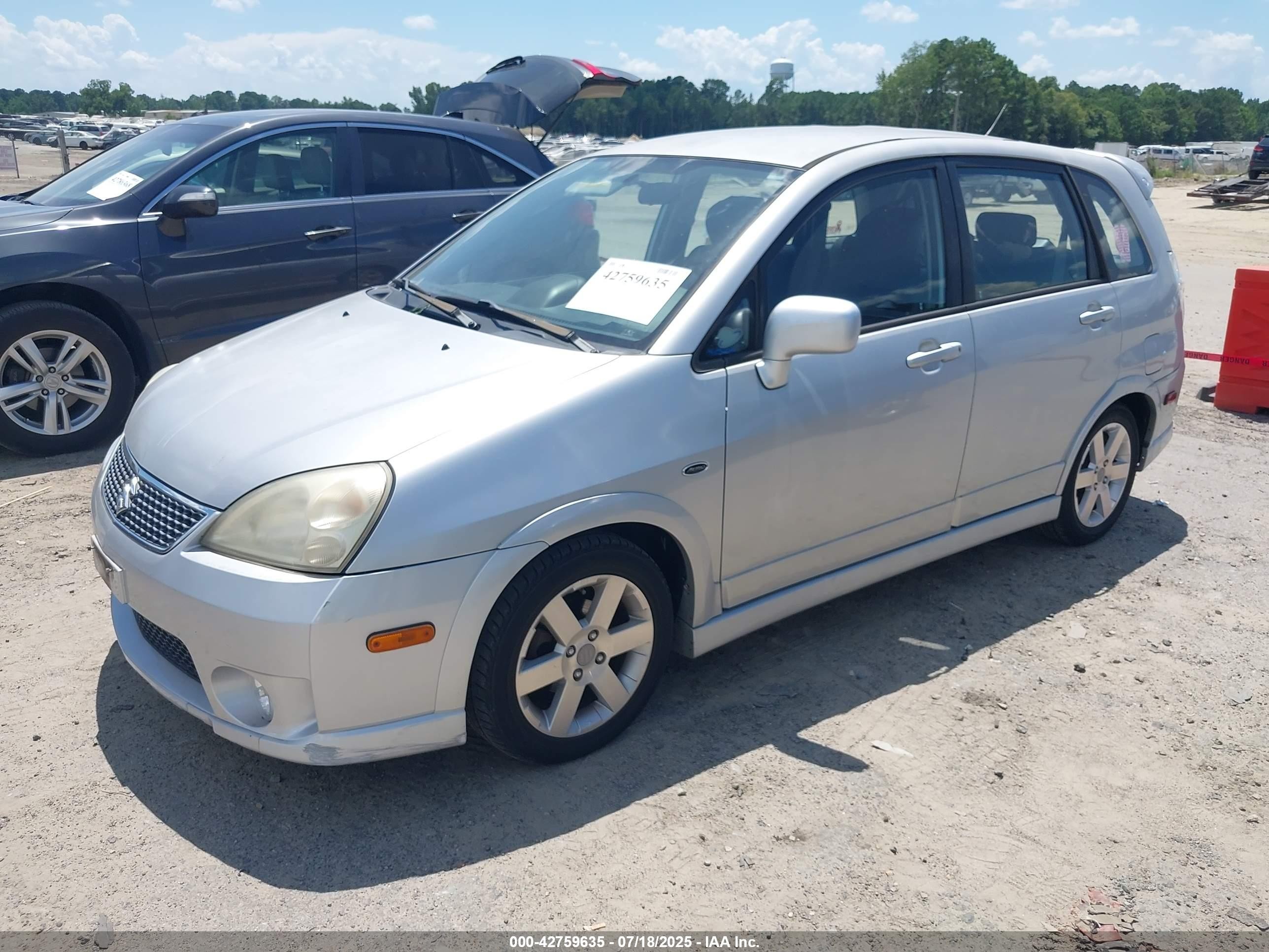 2005 Suzuki Aerio Sx   Silver vin: JS2RC61H755301967