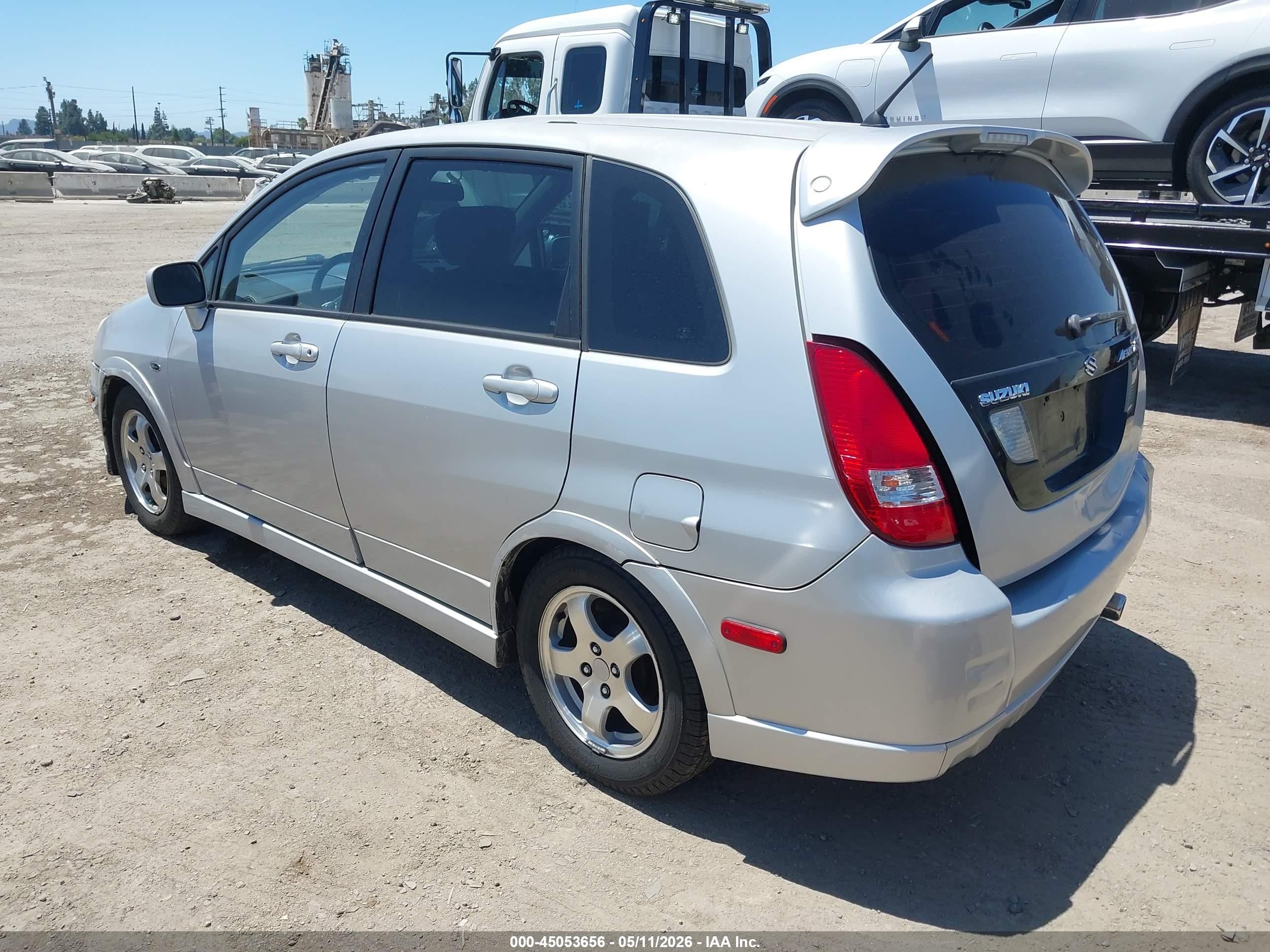 2004 Suzuki Aerio Sx   Silver vin: JS2RC61H845250381