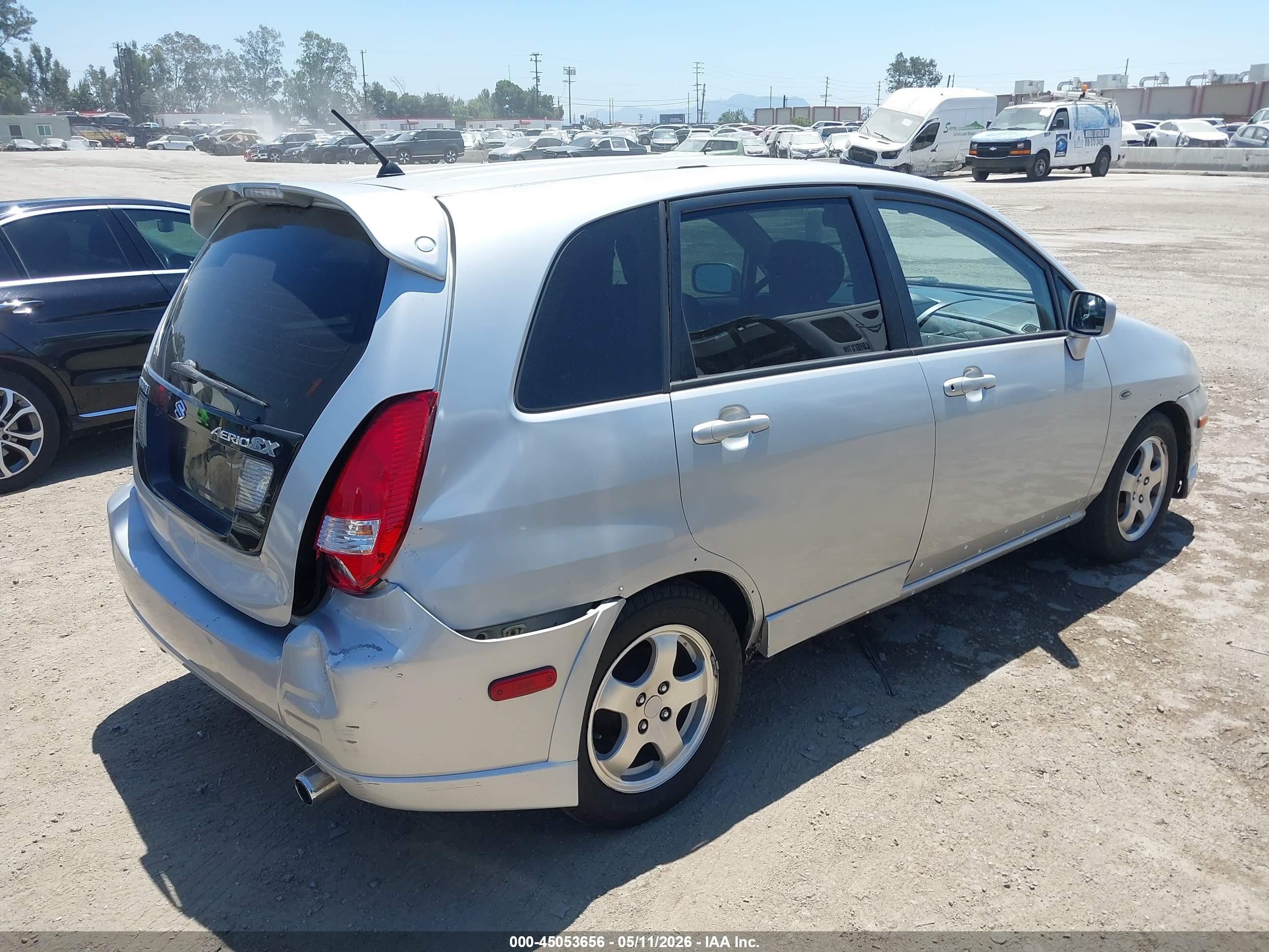 2004 Suzuki Aerio Sx   Silver vin: JS2RC61H845250381