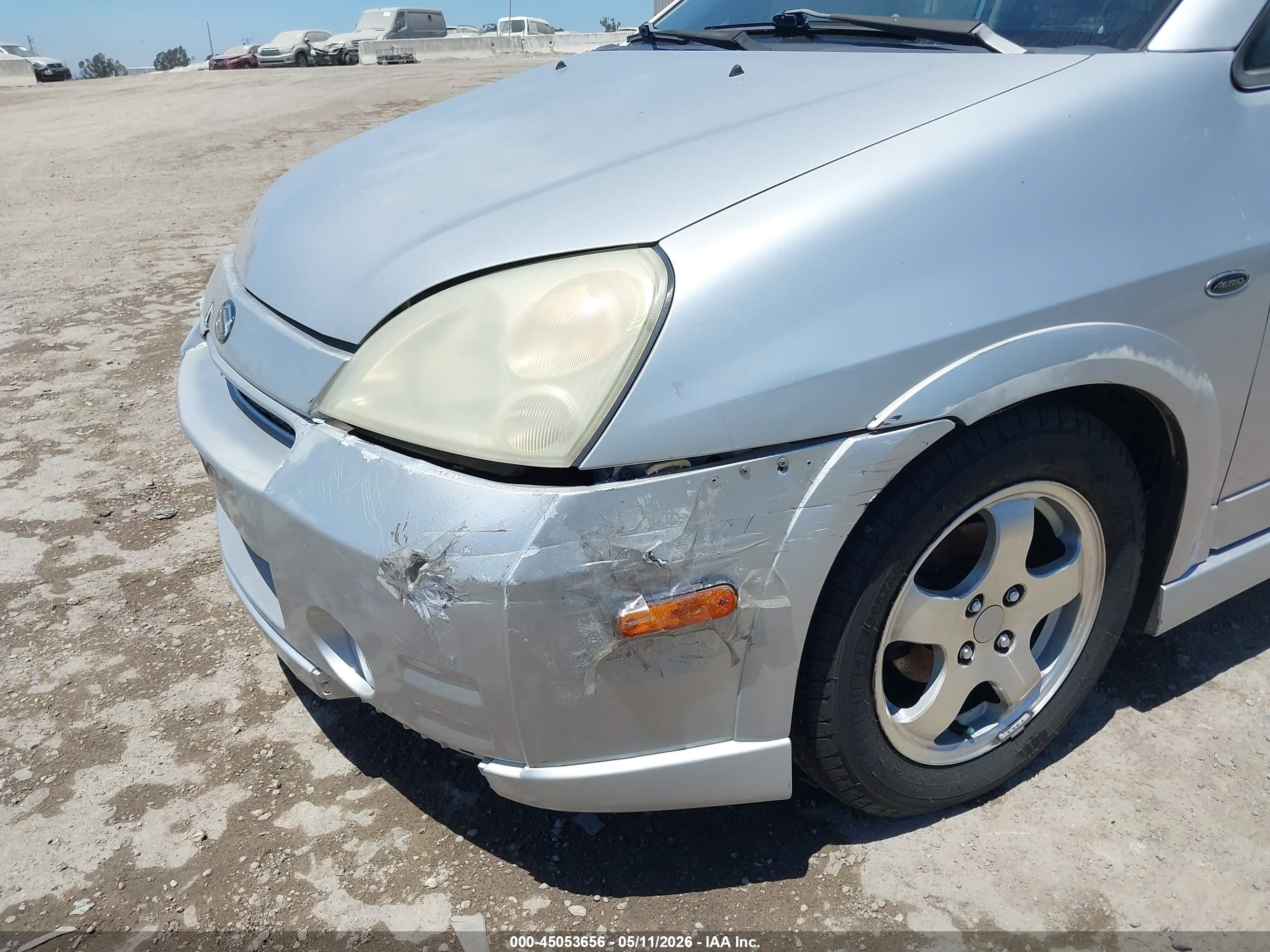 2004 Suzuki Aerio Sx   Silver vin: JS2RC61H845250381