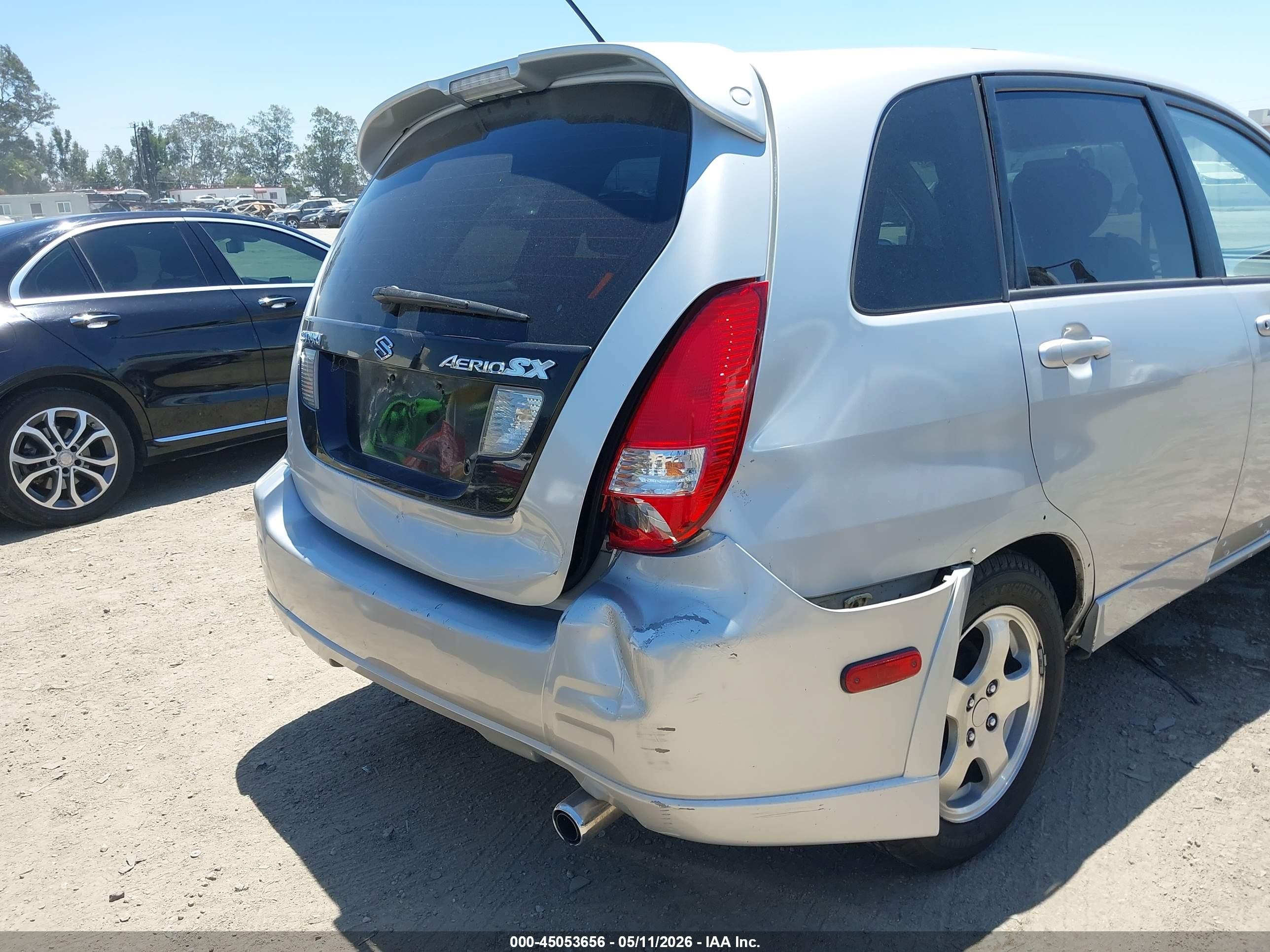 2004 Suzuki Aerio Sx   Silver vin: JS2RC61H845250381