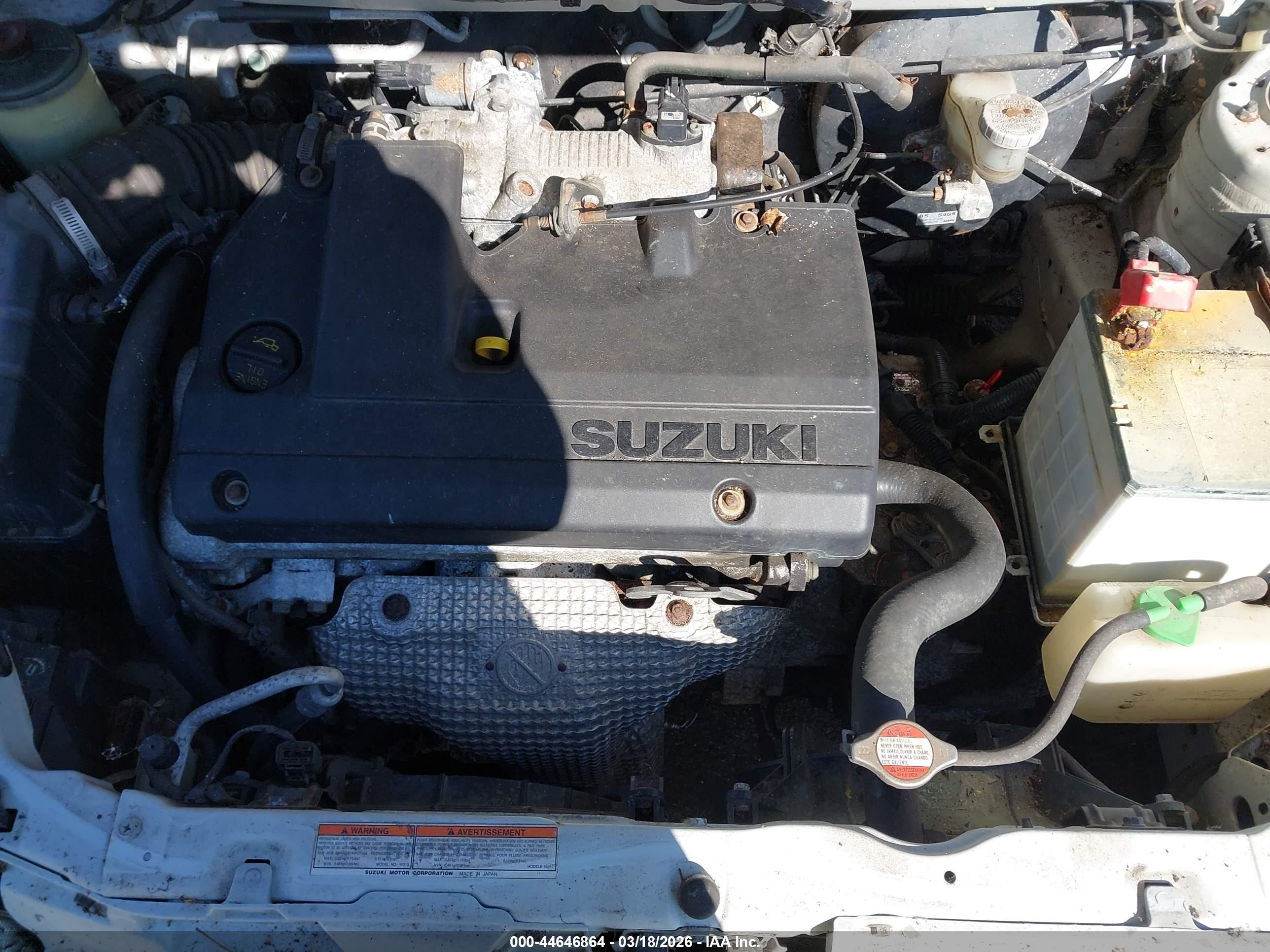 2003 Suzuki Aerio Sx   White vin: JS2RD41H335201153