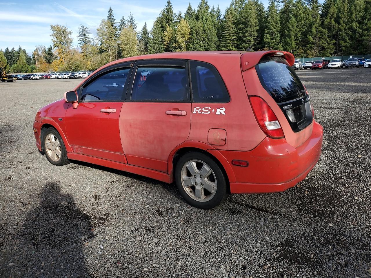 2003 Suzuki Aerio Sx Red vin: JS2RD41H635200742