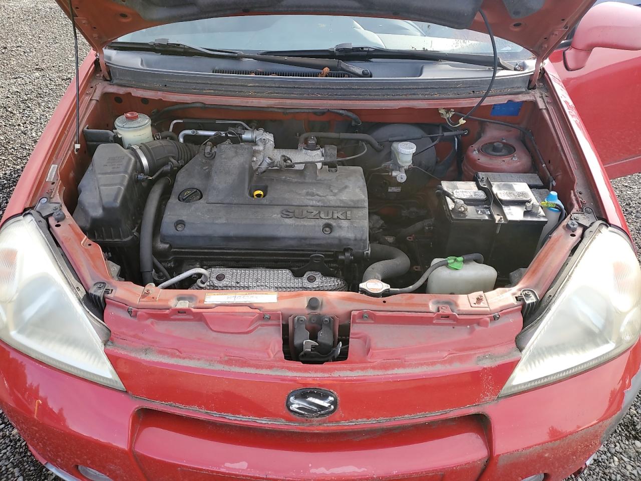 2003 Suzuki Aerio Sx Red vin: JS2RD41H635200742