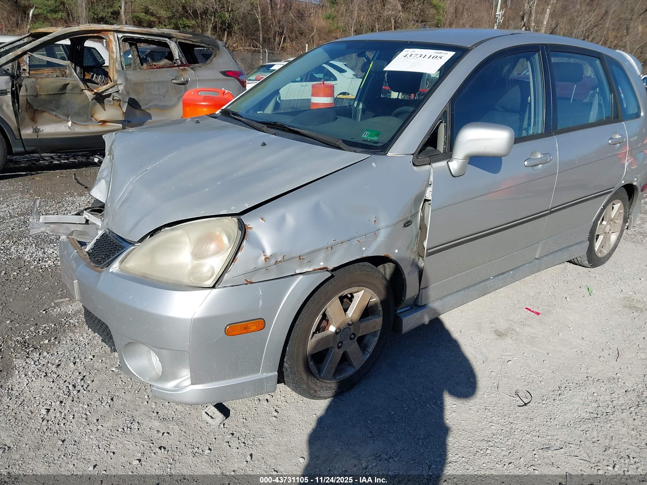 2005 Suzuki Aerio Sx   Silver vin: JS2RD61H555300975